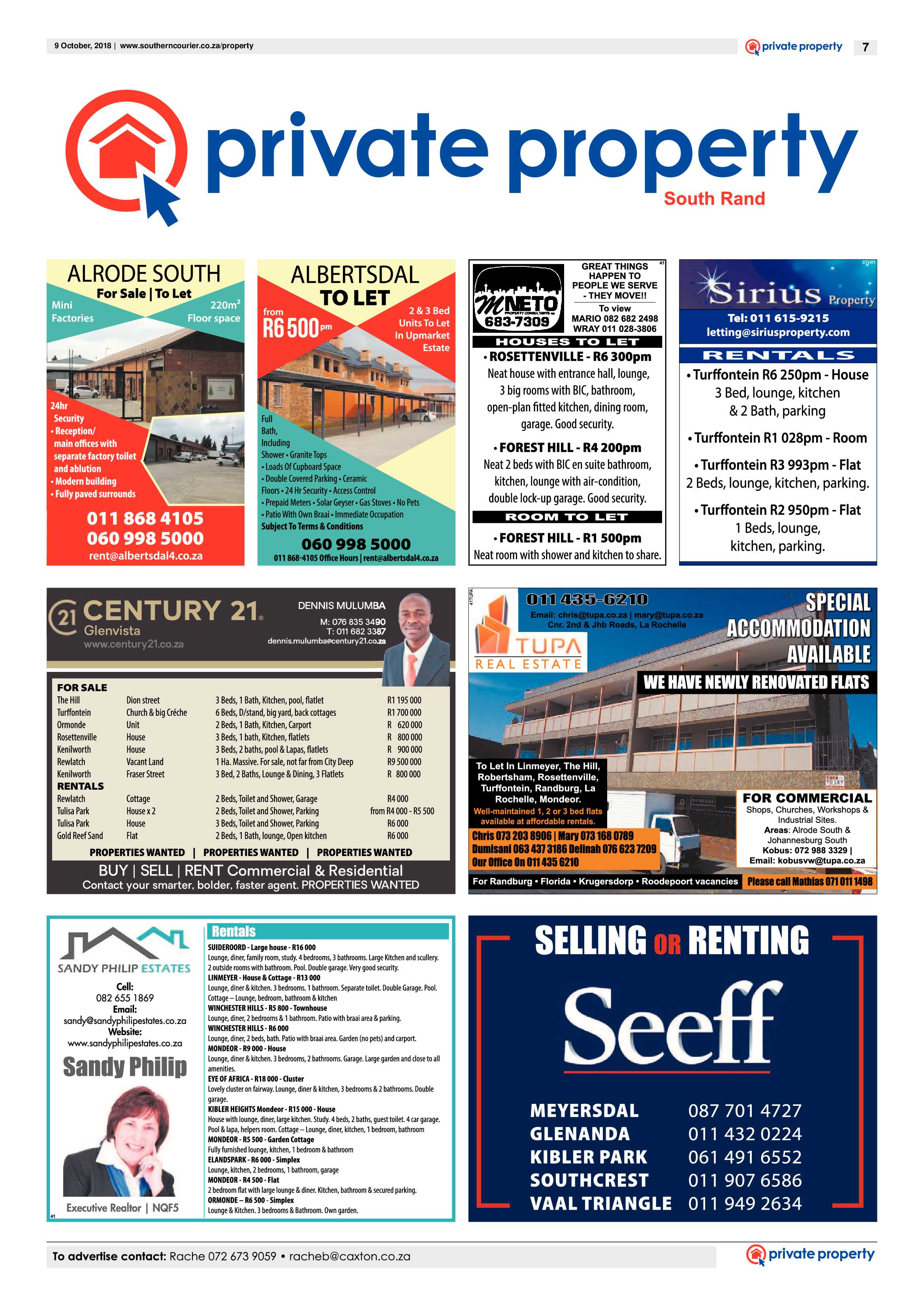 Southern Courier 09 October 2018 page 7