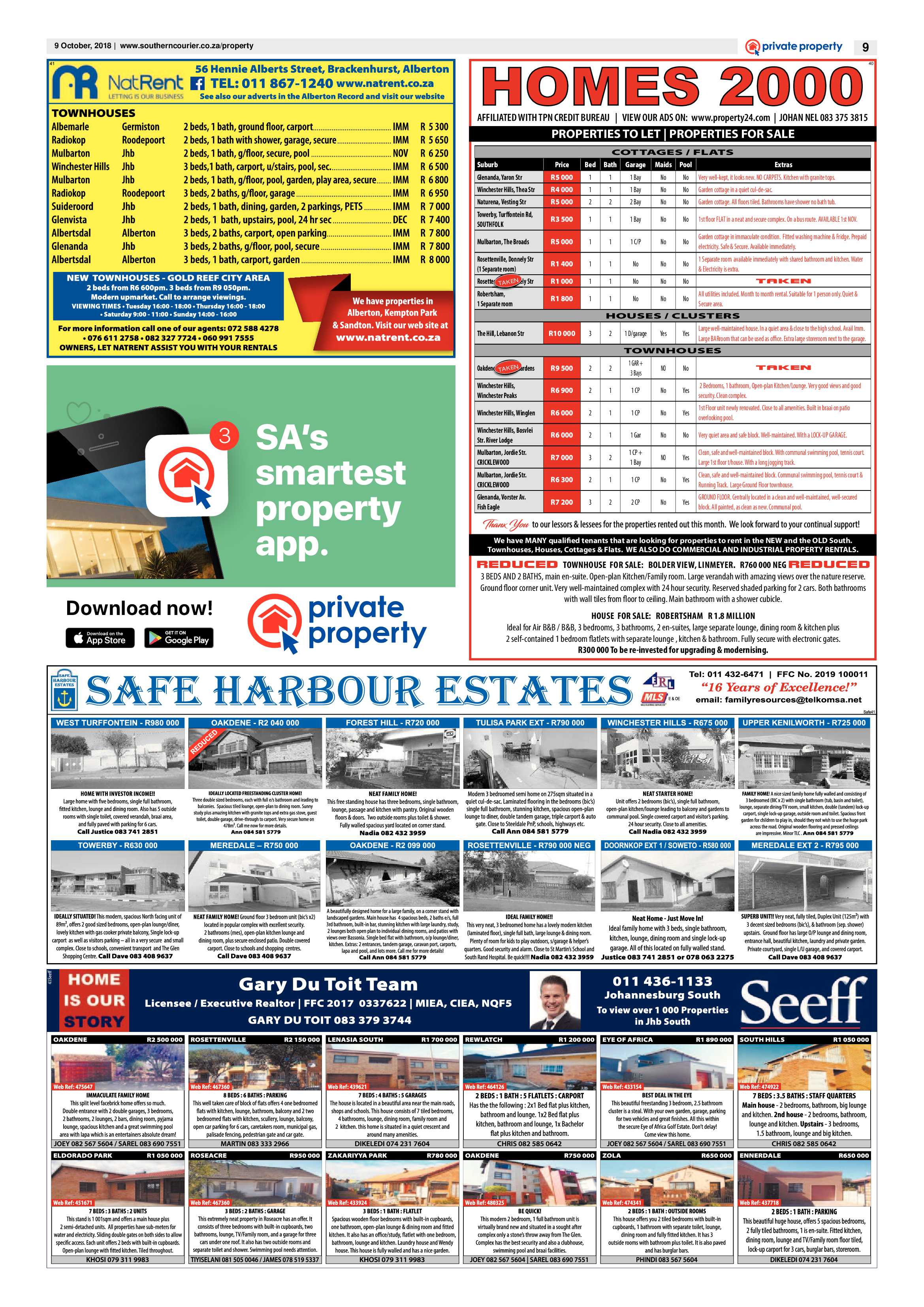Southern Courier 09 October 2018 page 9