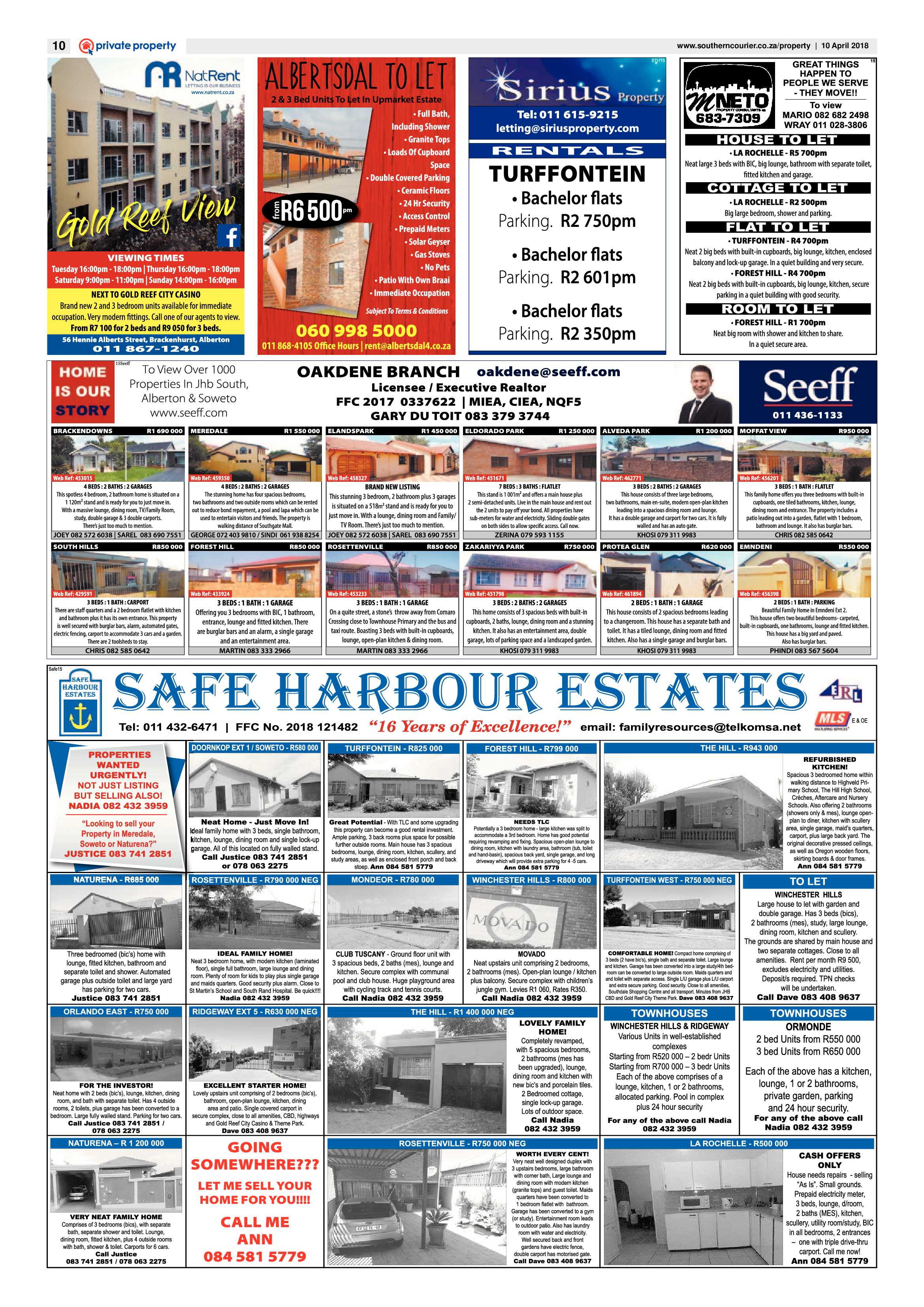 Southern Courier 10 April 2018 page 10