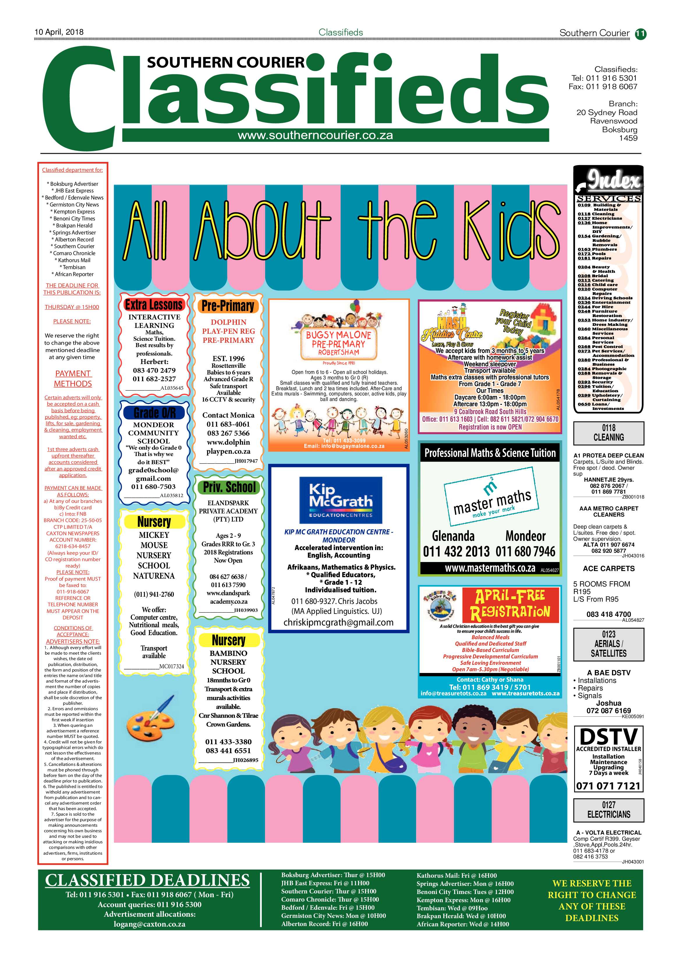 Southern Courier 10 April 2018 page 11