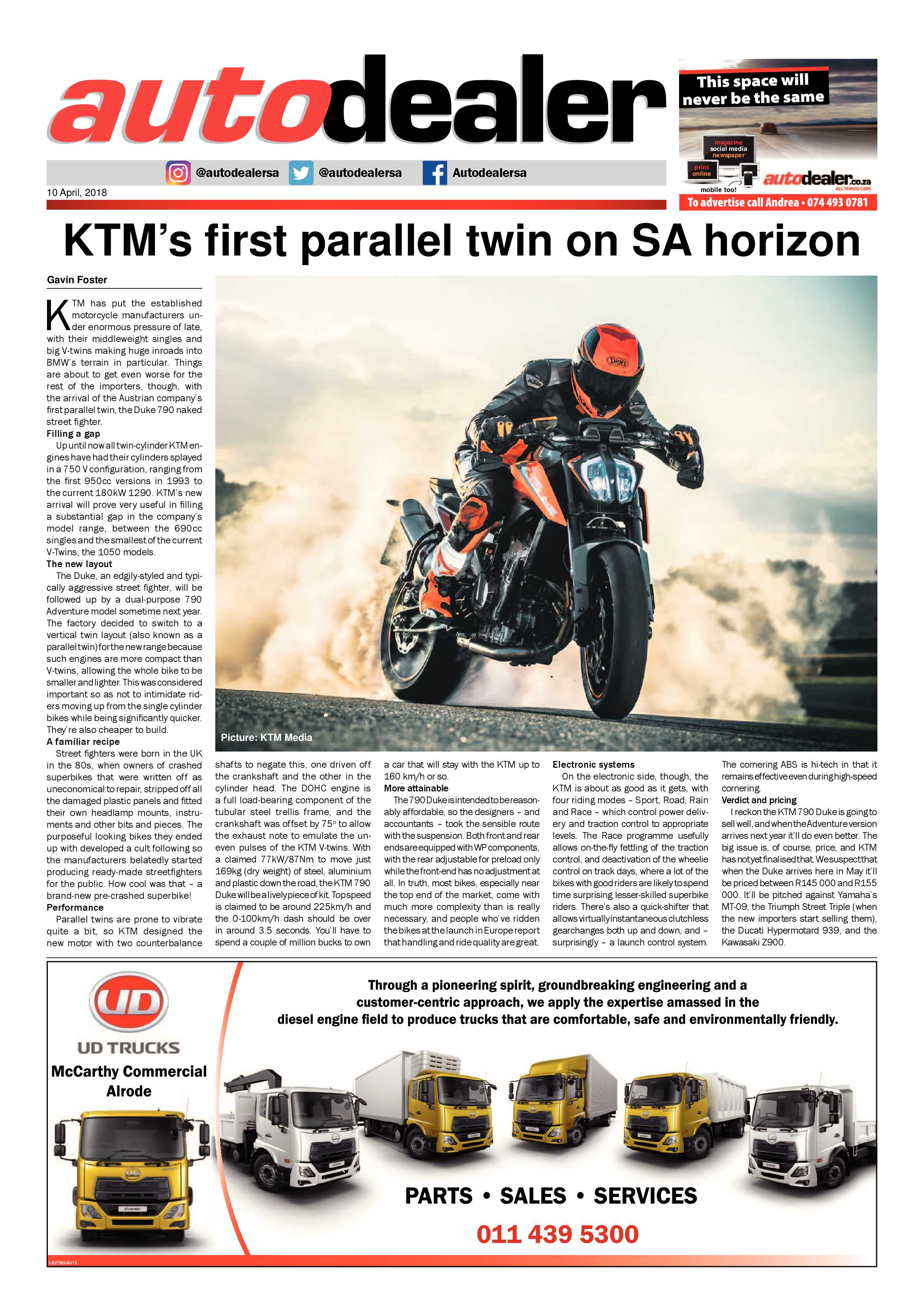 Southern Courier 10 April 2018 page 15