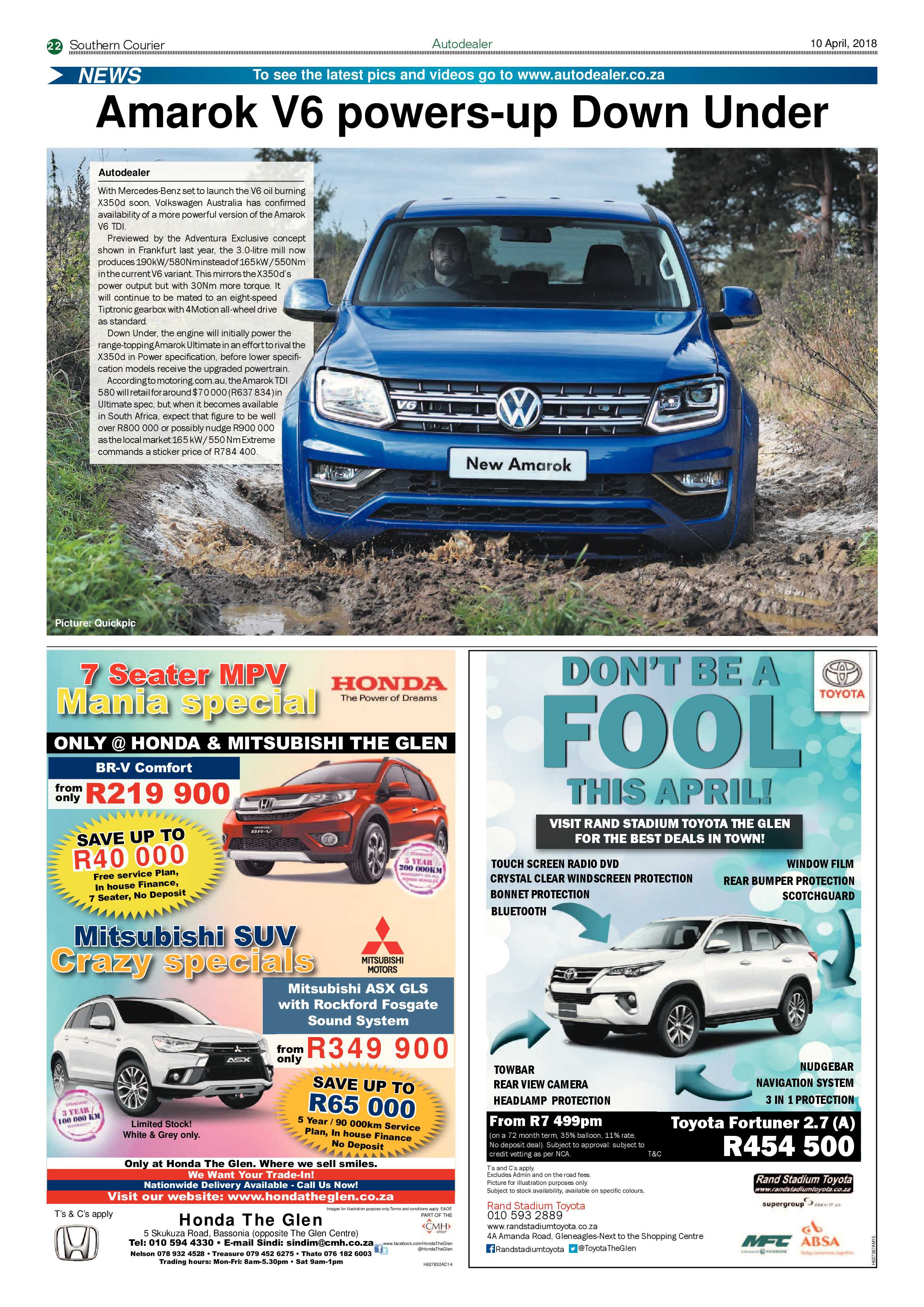Southern Courier 10 April 2018 page 22