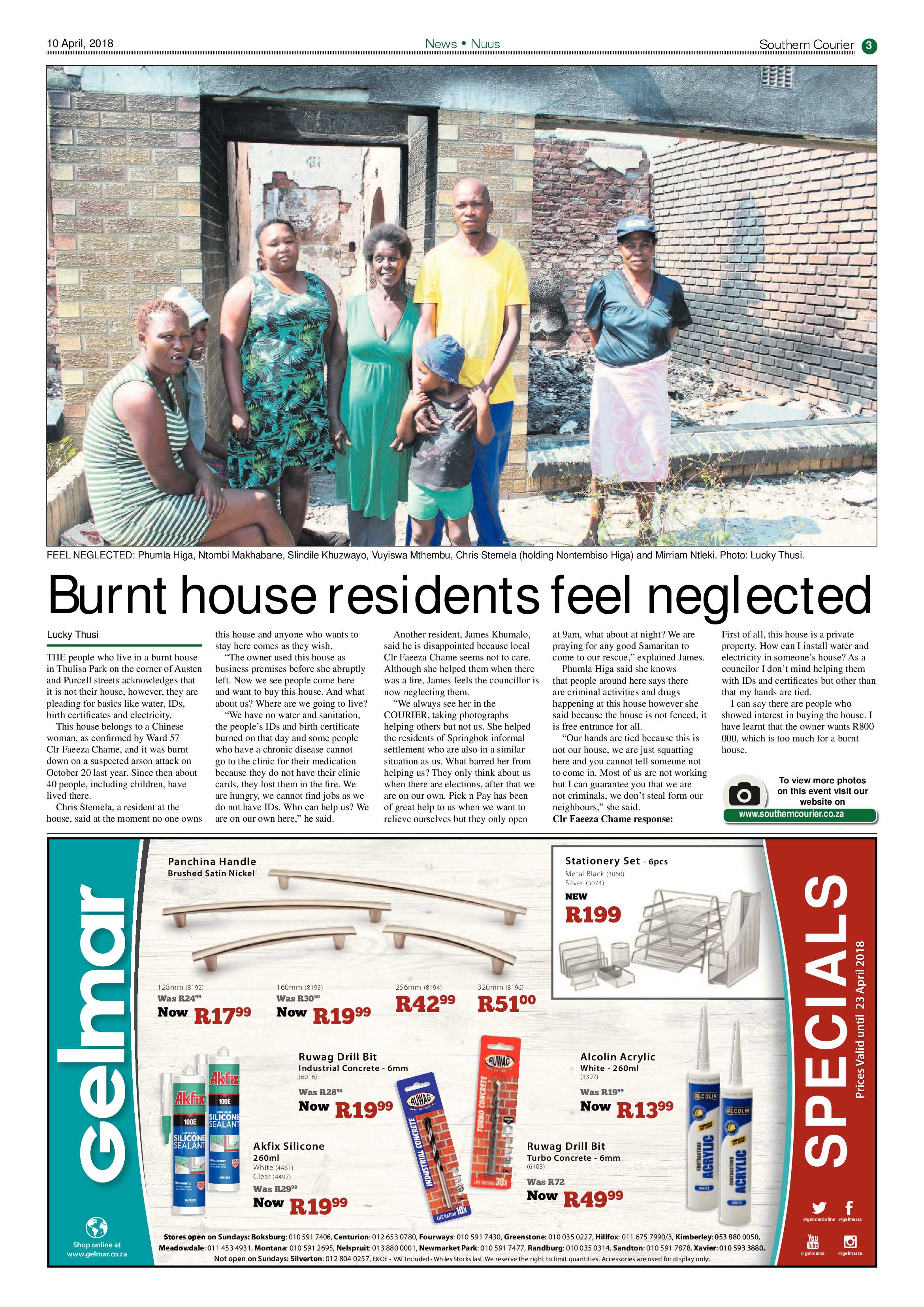 Southern Courier 10 April 2018 page 3
