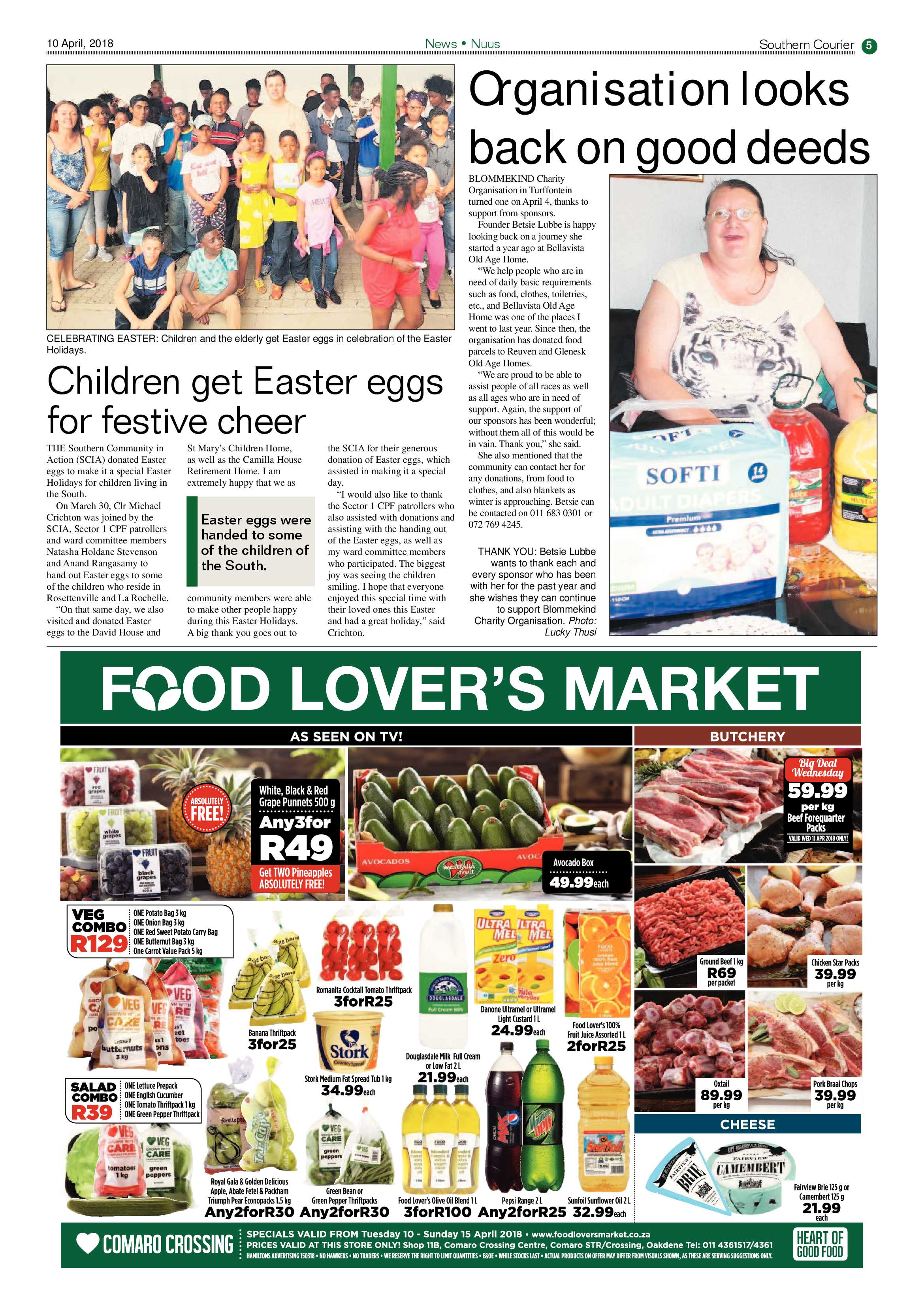 Southern Courier 10 April 2018 page 5