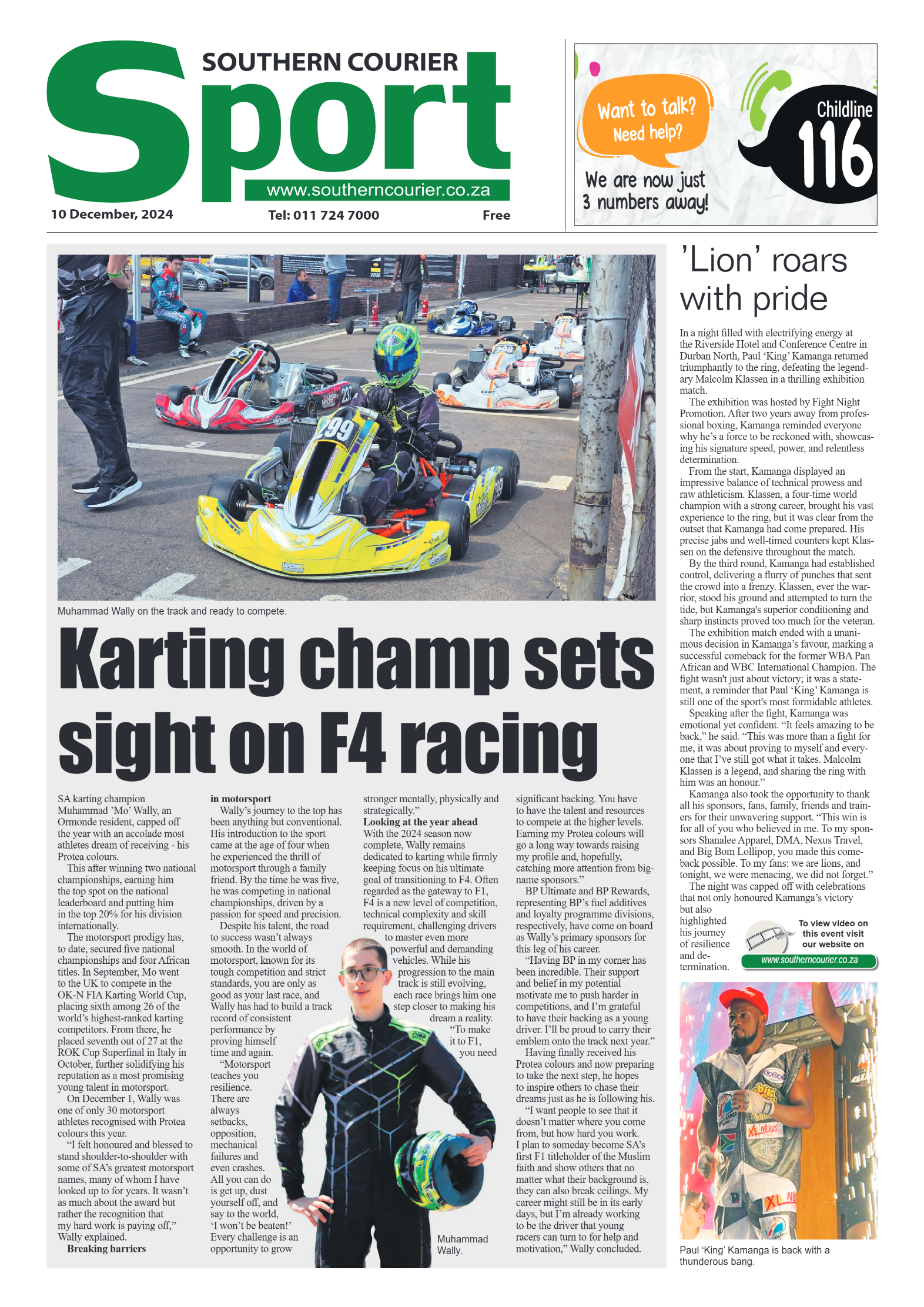 Southern Courier 10 December 2024 page 12