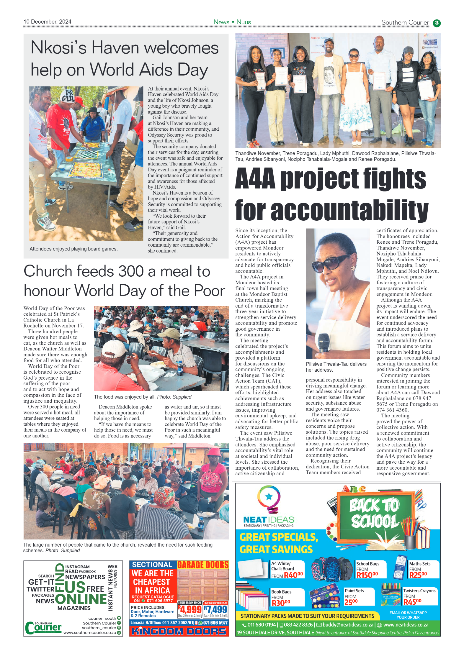Southern Courier 10 December 2024 page 5