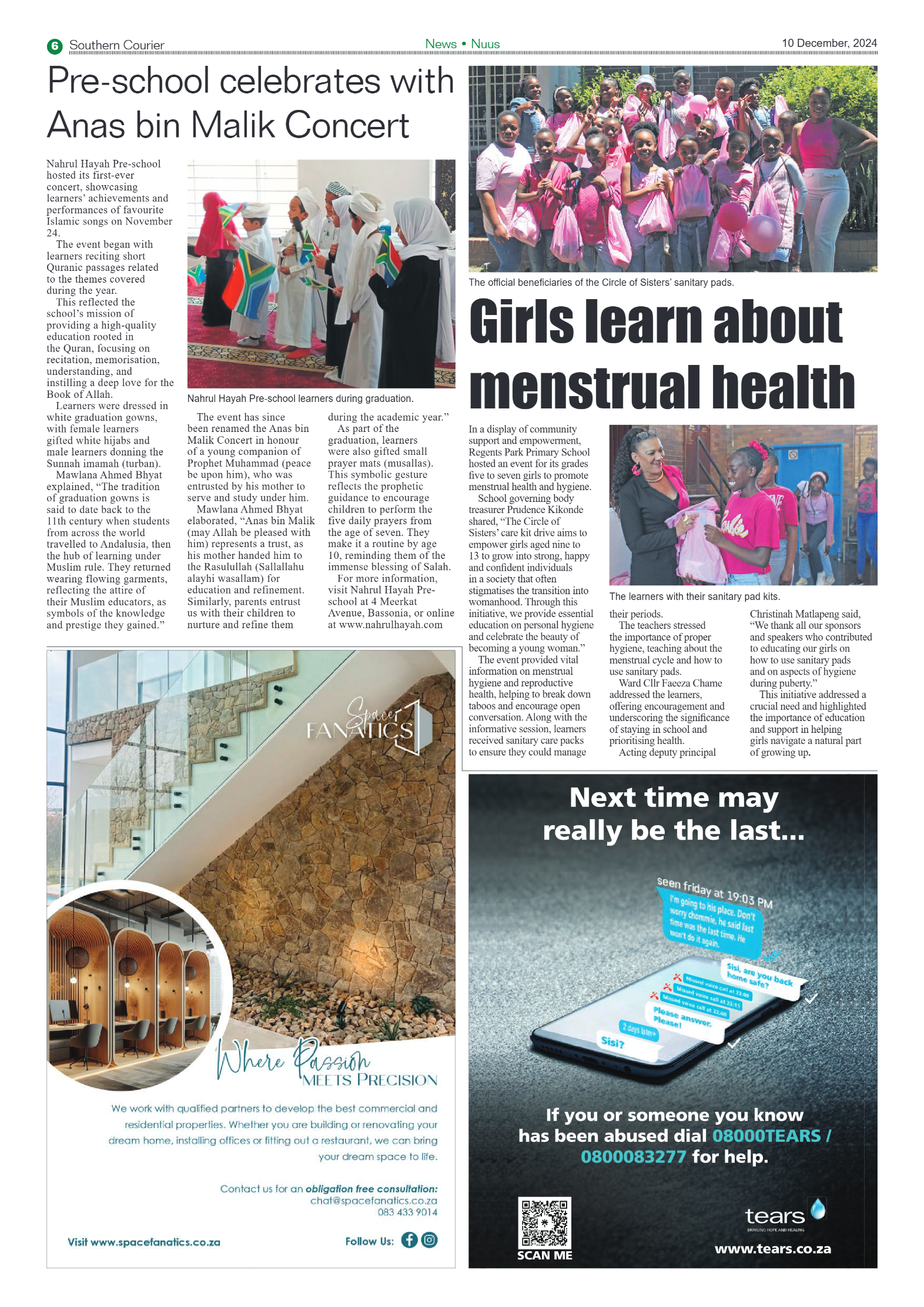 Southern Courier 10 December 2024 page 8