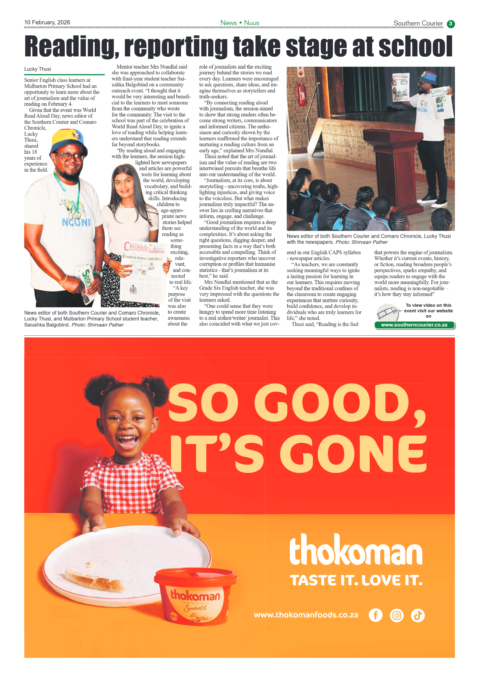 Southern Courier 10 February 2026 page 5