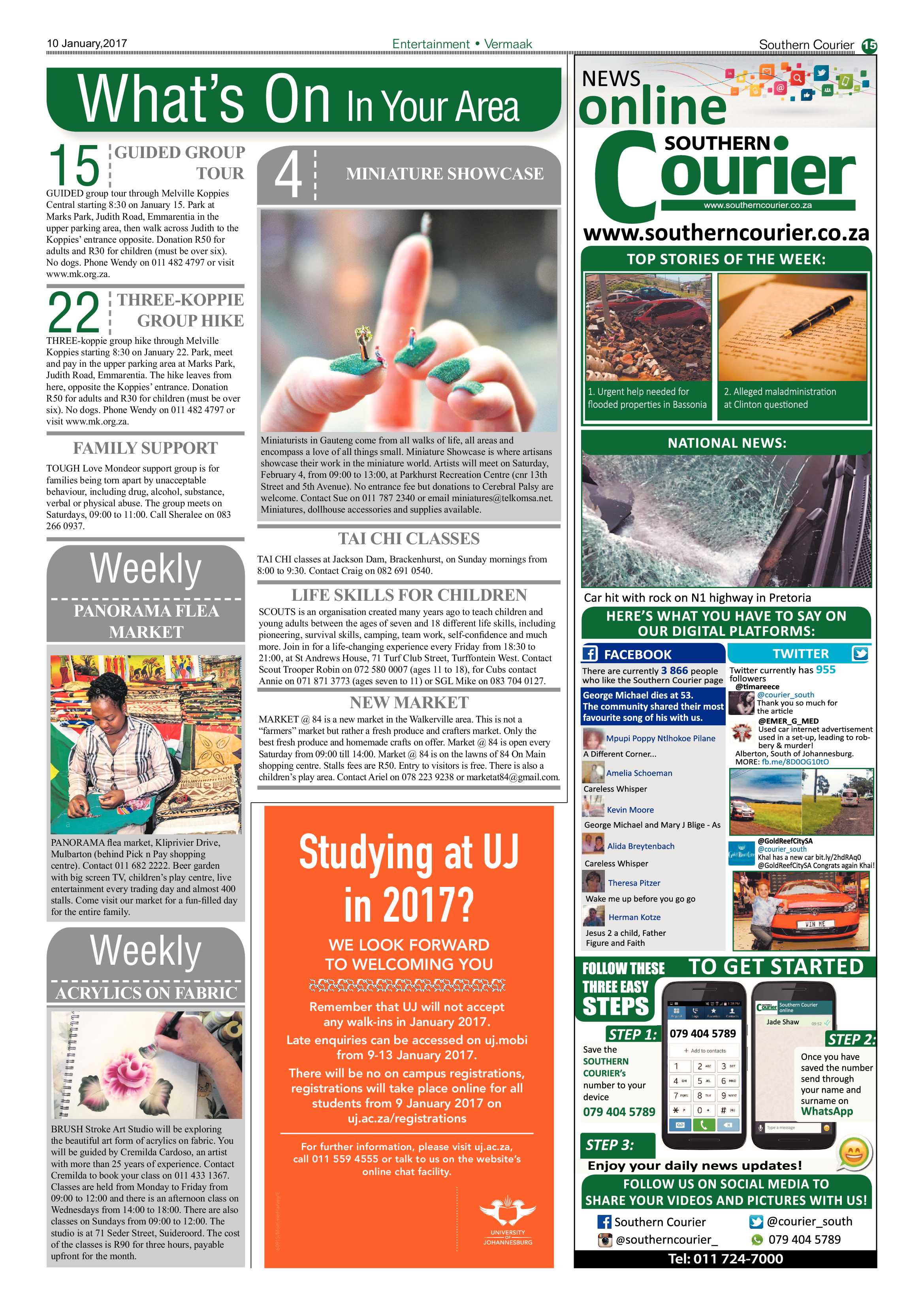 Southern Courier 10 January 2017 page 15