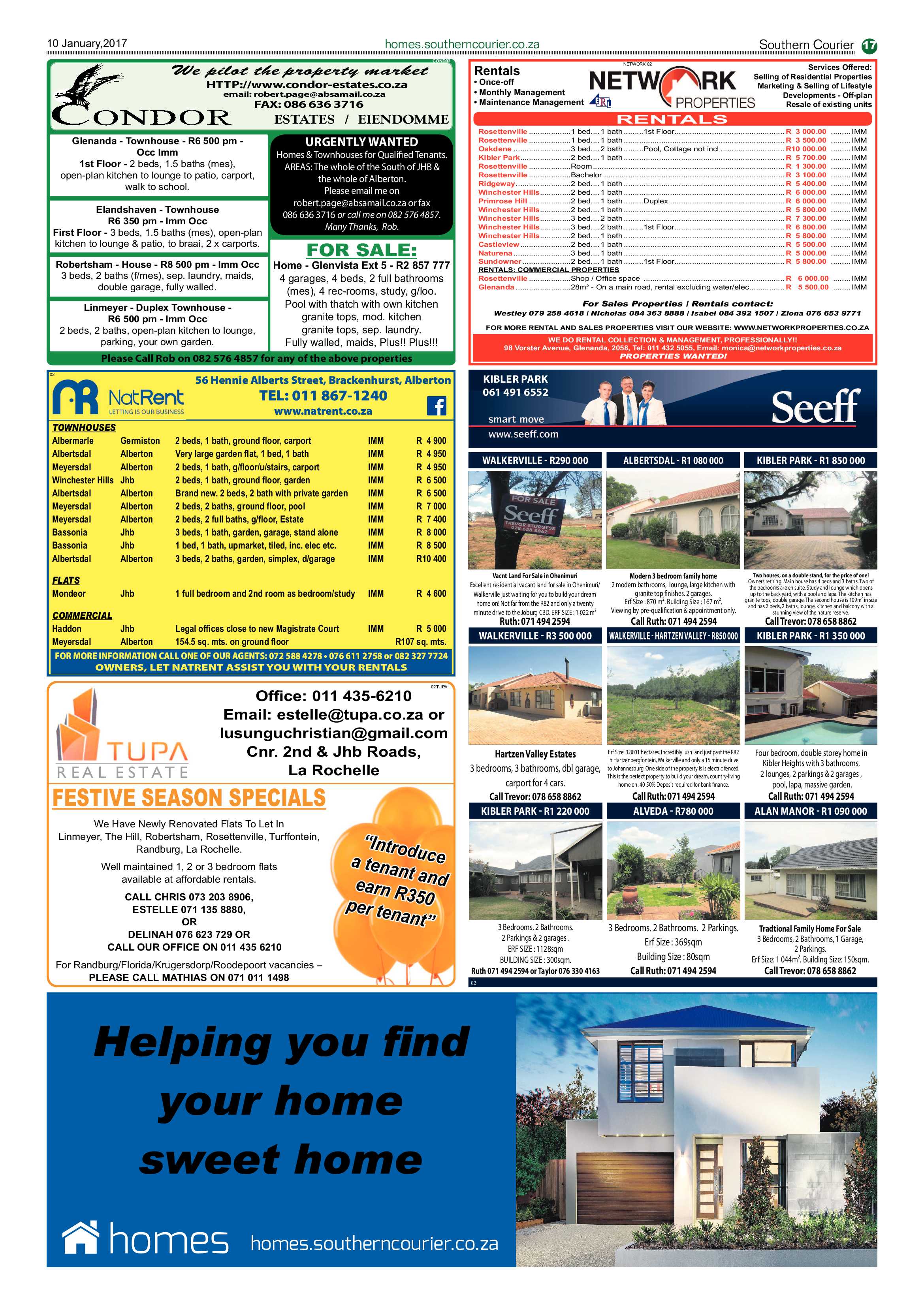 Southern Courier 10 January 2017 page 17