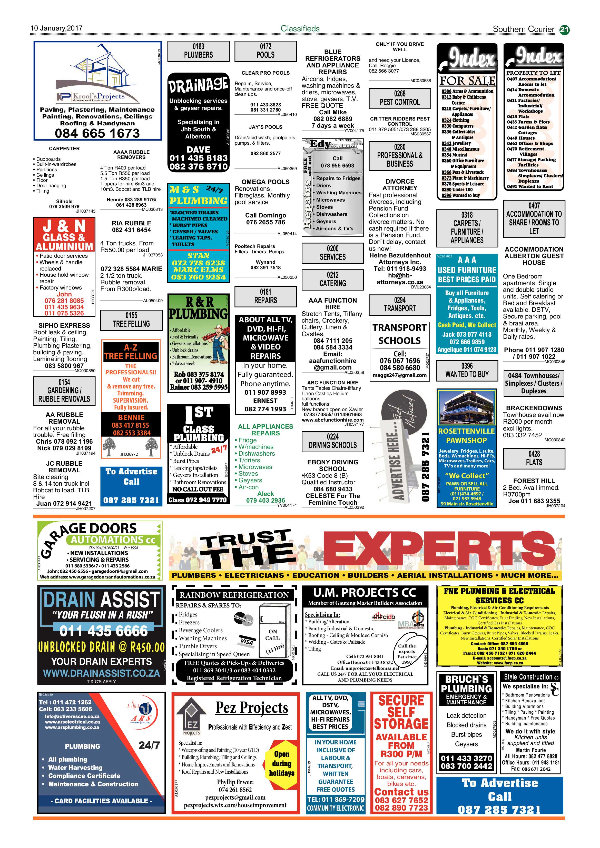 Southern Courier 10 January 2017 page 21