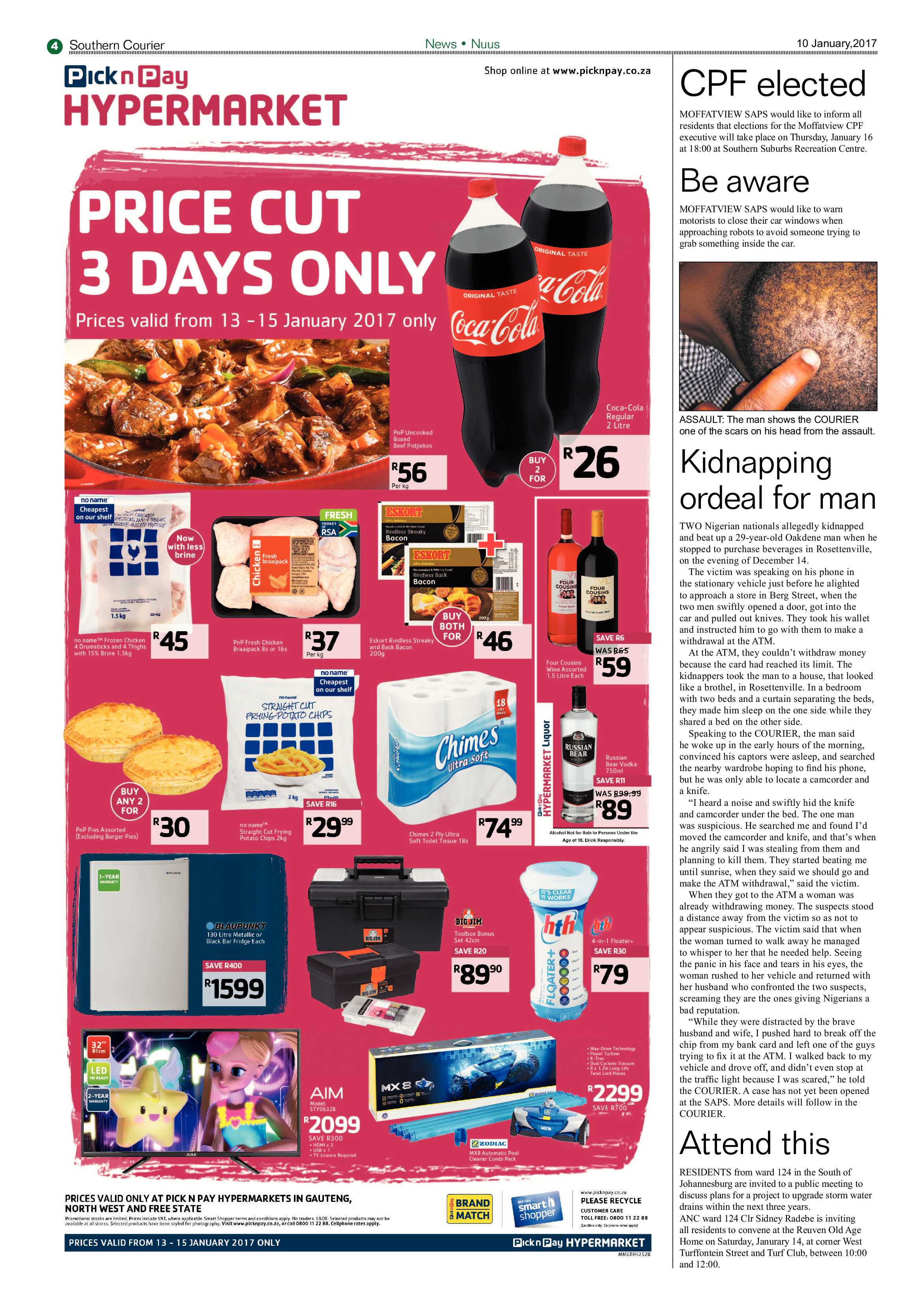 Southern Courier 10 January 2017 page 4