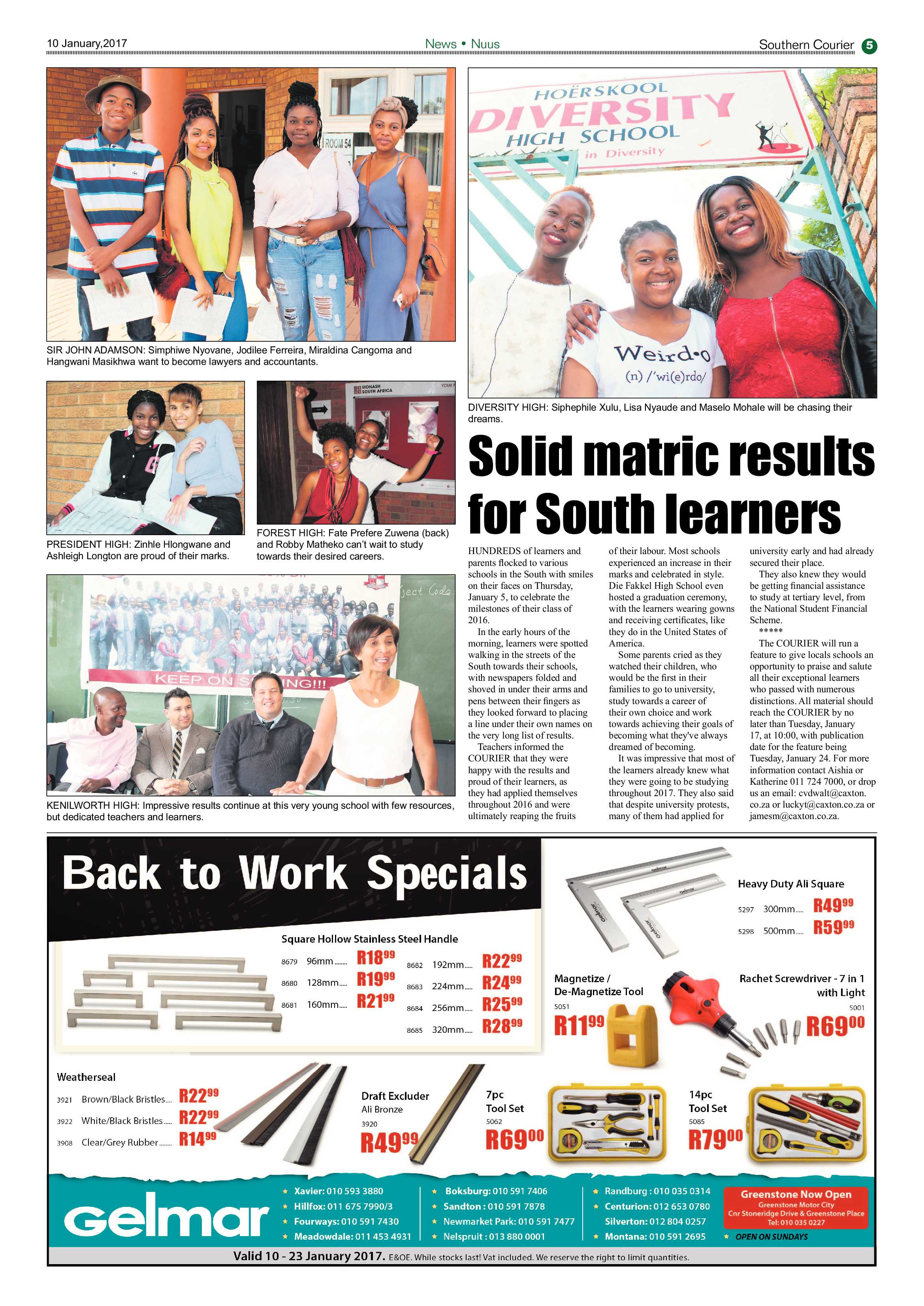 Southern Courier 10 January 2017 page 5