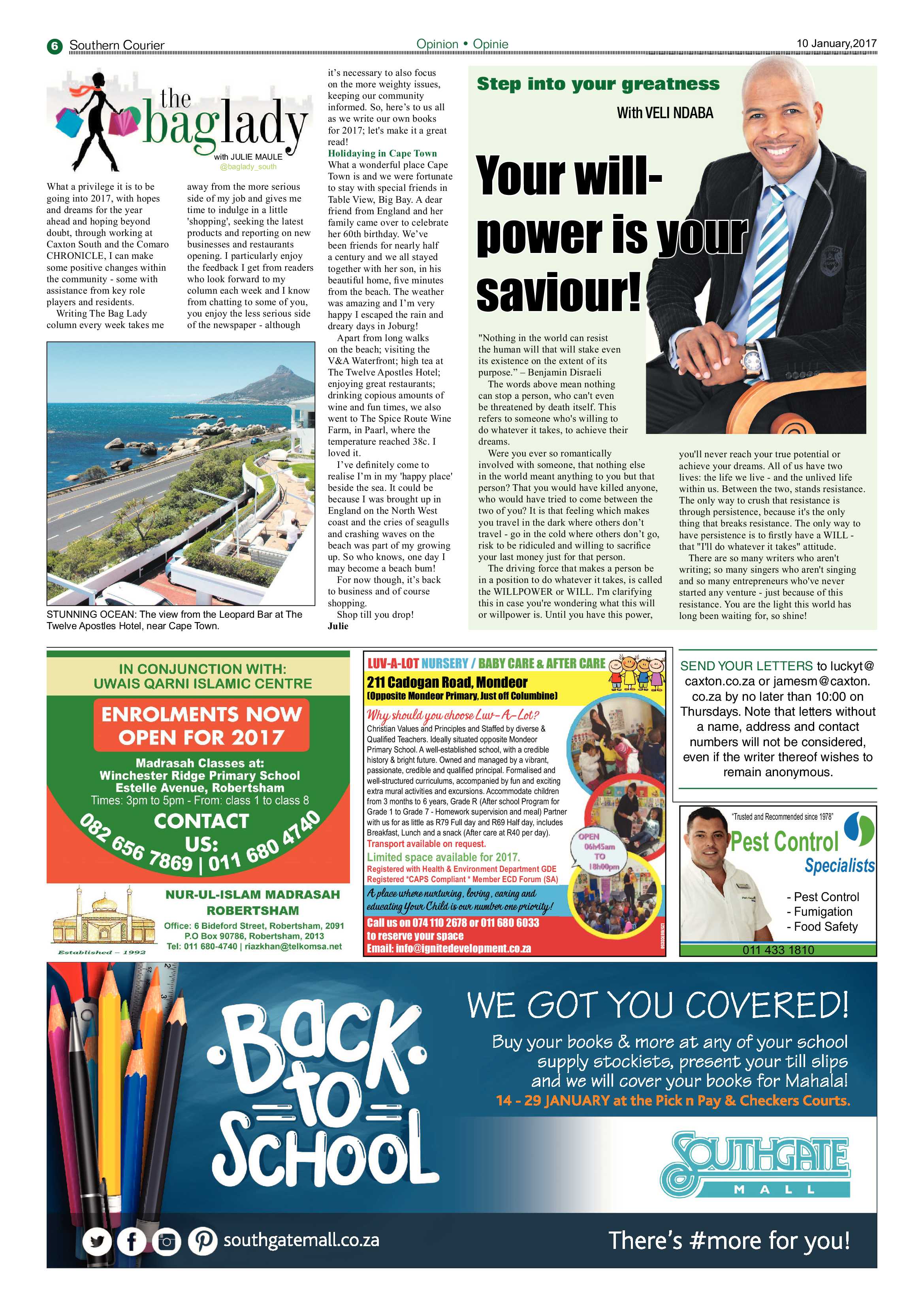 Southern Courier 10 January 2017 page 6