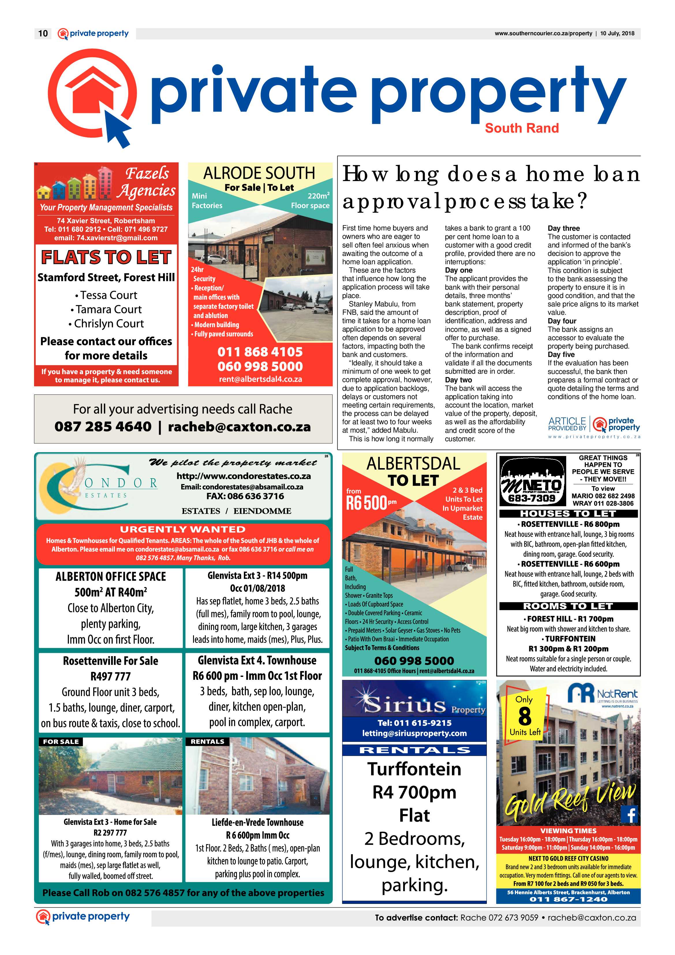 Southern Courier 10 July 2018 page 10