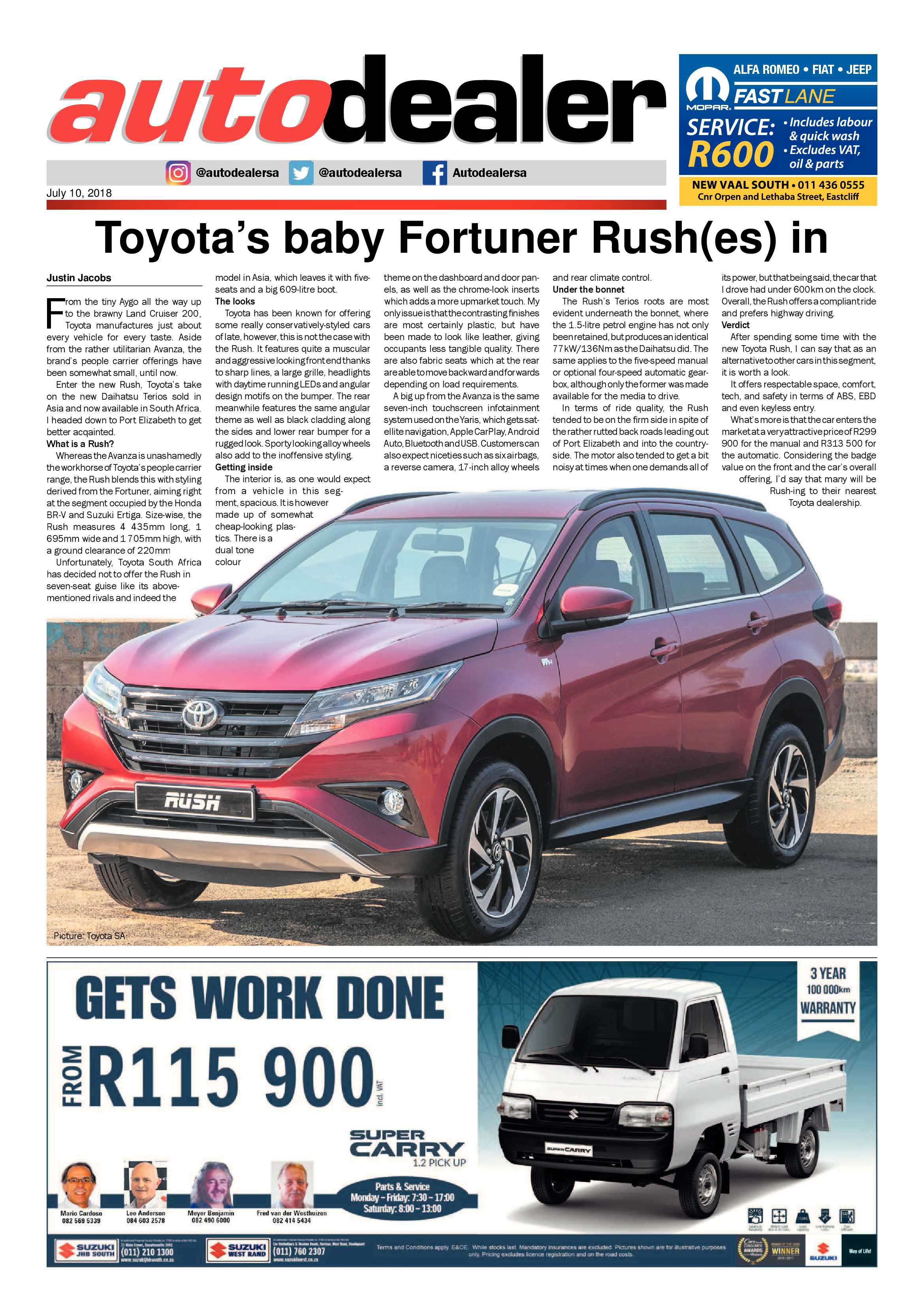 Southern Courier 10 July 2018 page 17