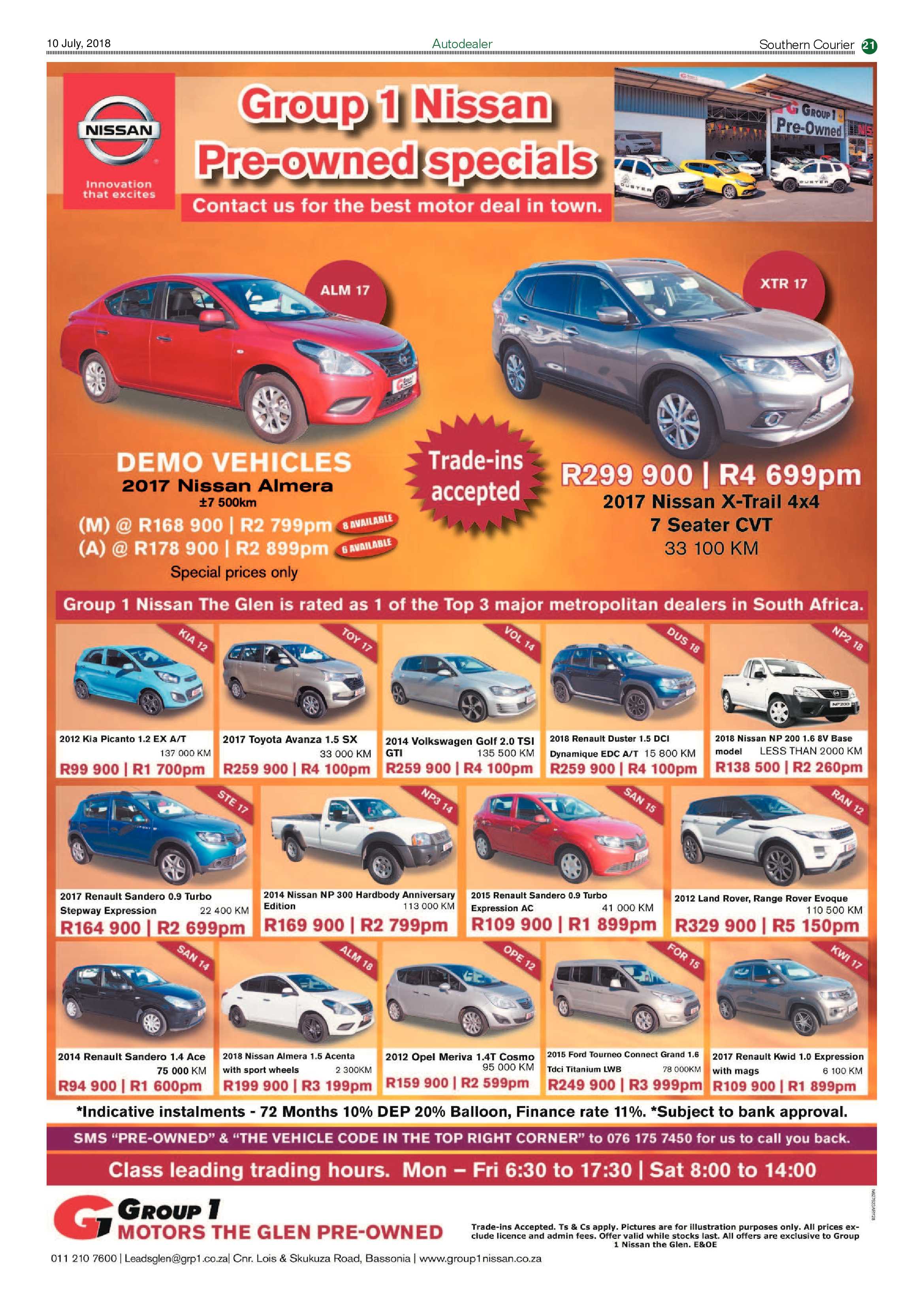 Southern Courier 10 July 2018 page 21