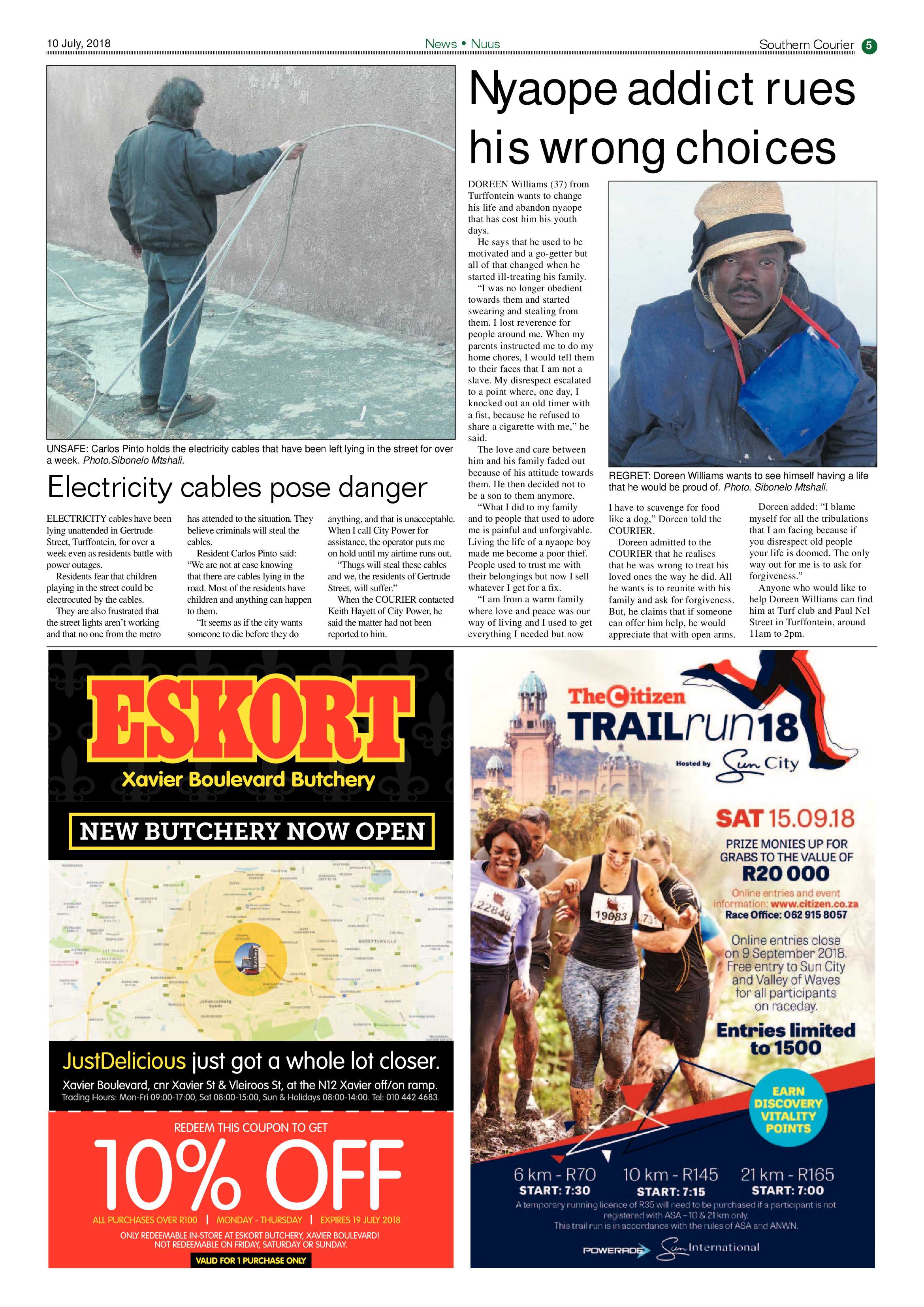 Southern Courier 10 July 2018 page 5