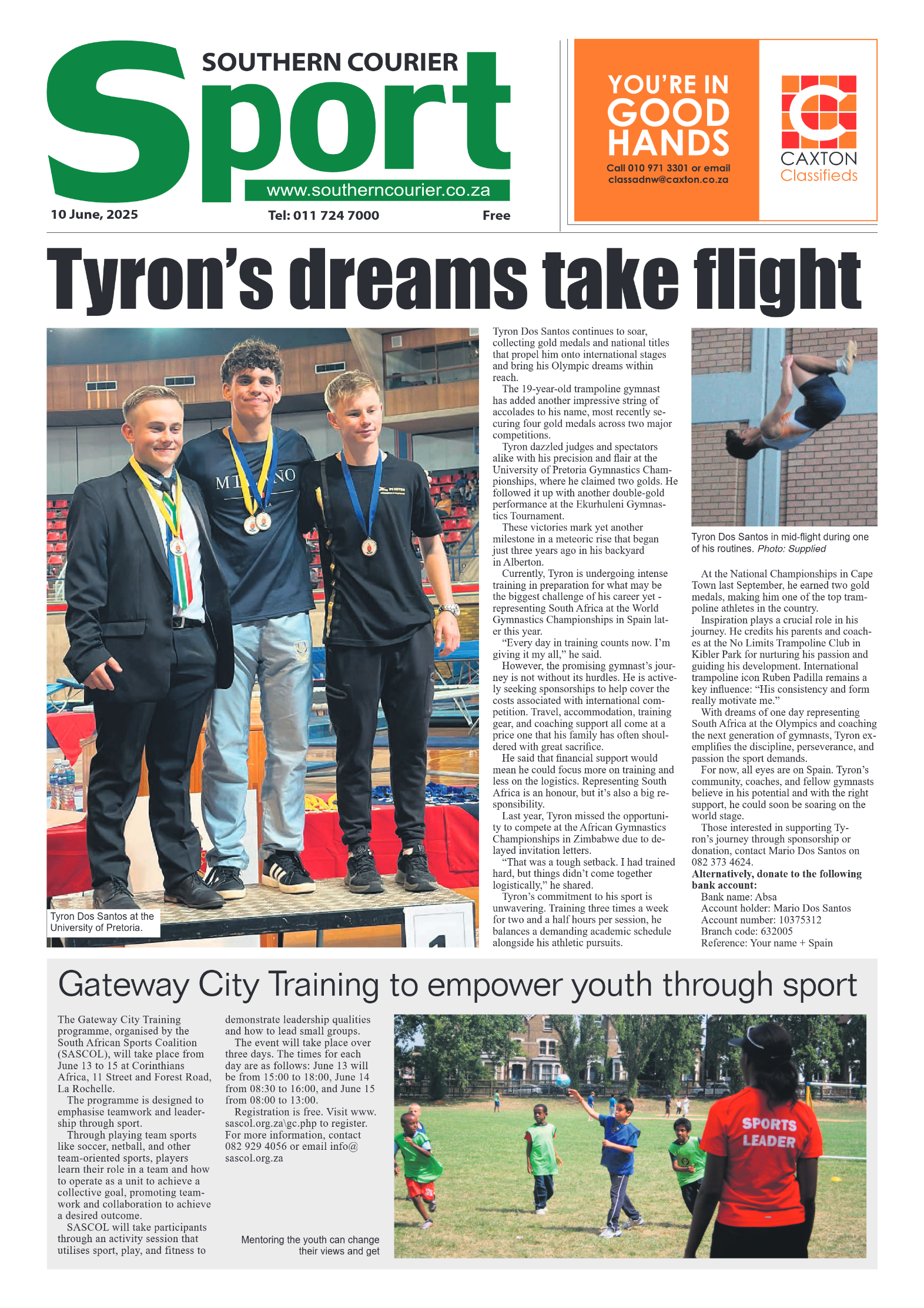 Southern Courier 10 June 2025 page 8