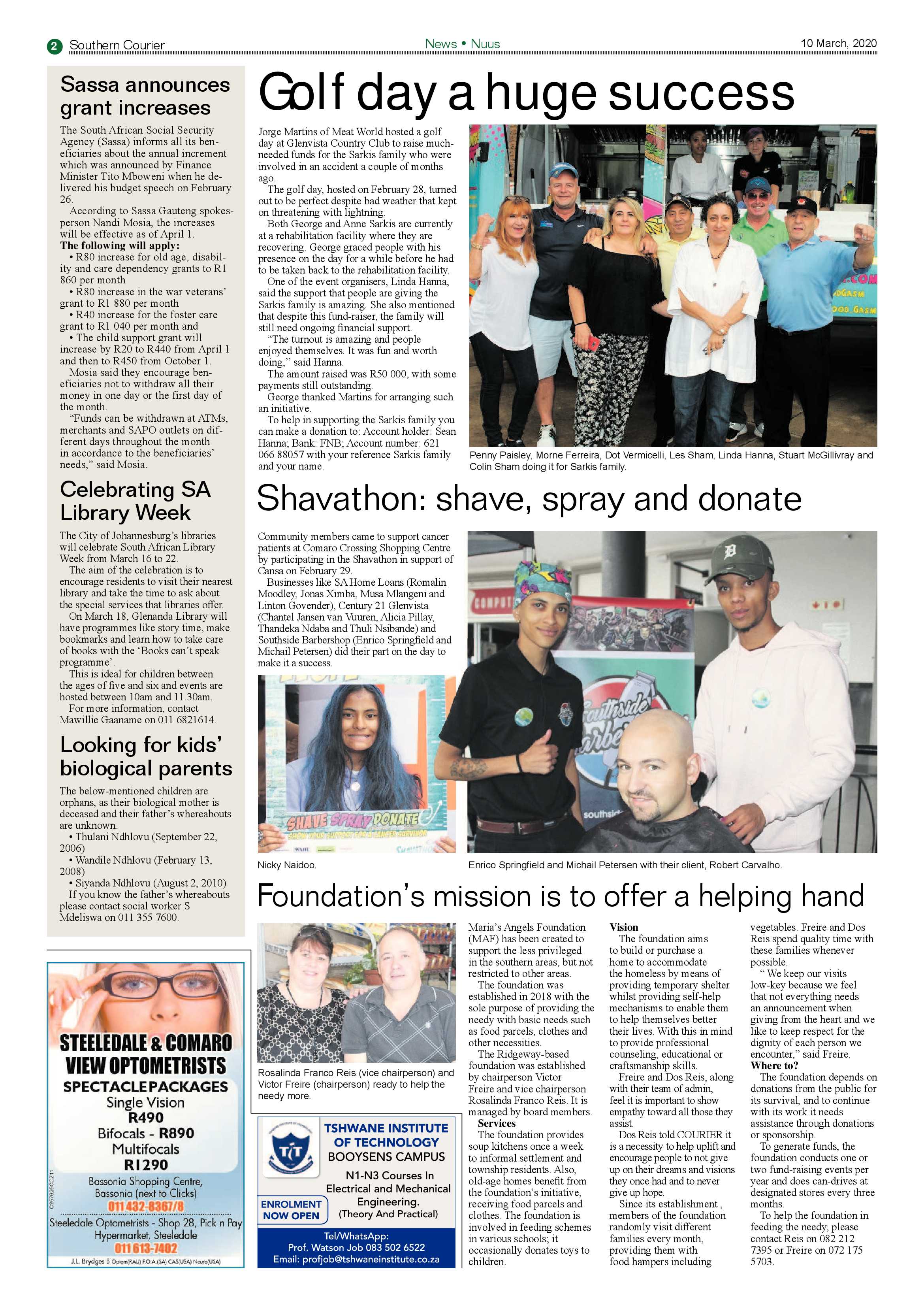 Southern Courier 10 March 2020 page 2
