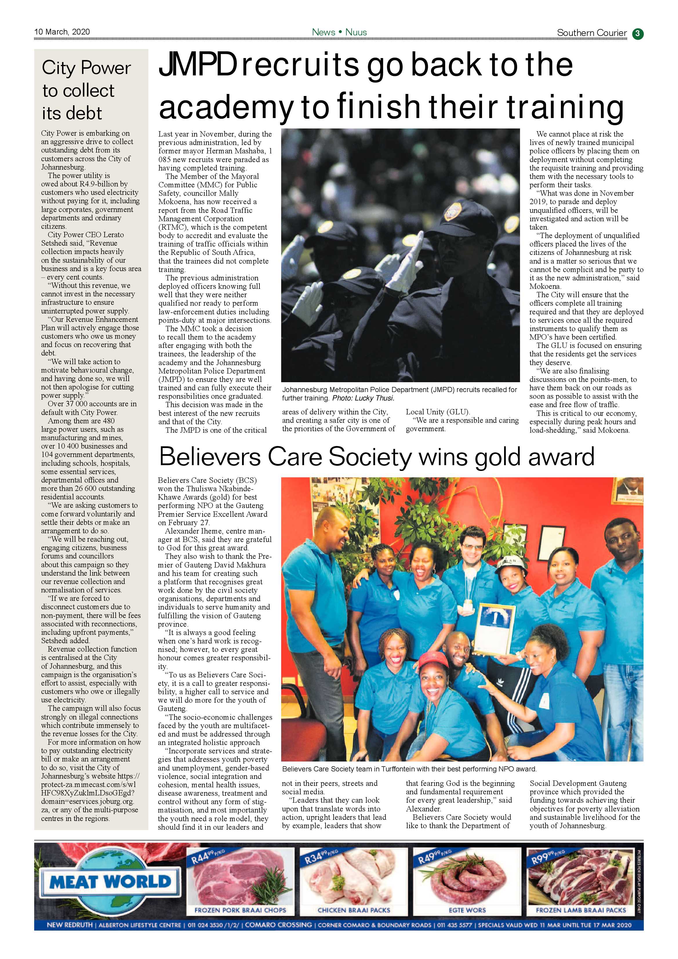 Southern Courier 10 March 2020 page 3