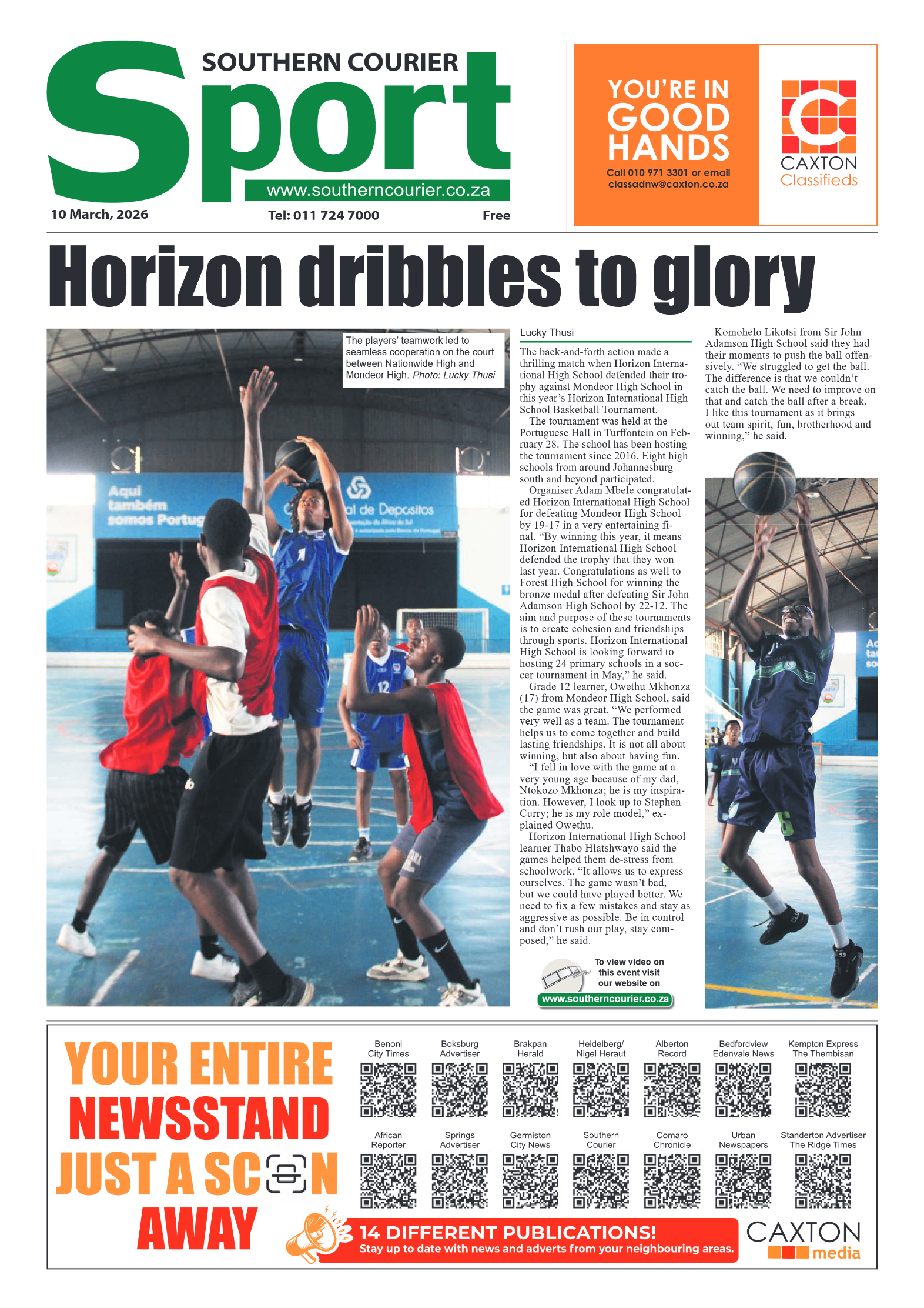 Southern Courier 10 March 2026 page 8