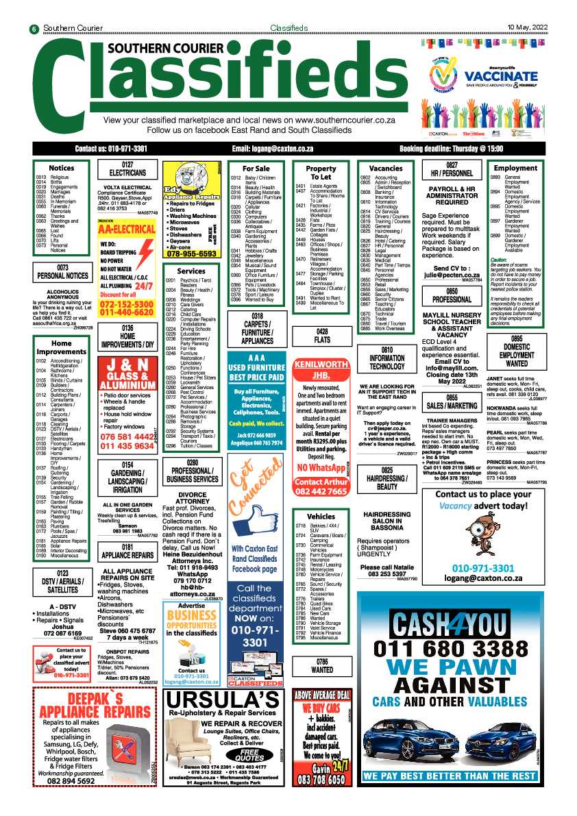 Southern Courier 10 May 2022 page 6