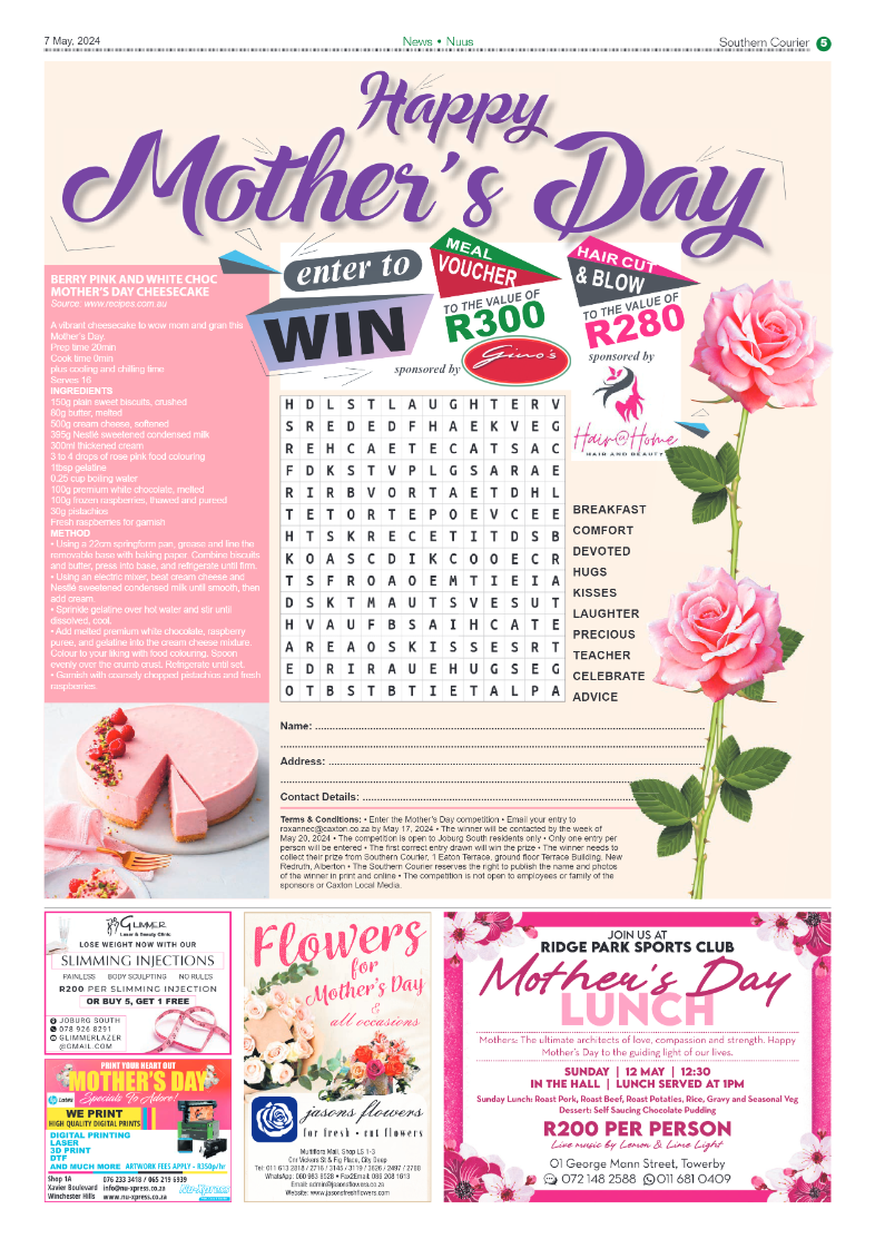 Southern Courier 10 May 2024 page 5