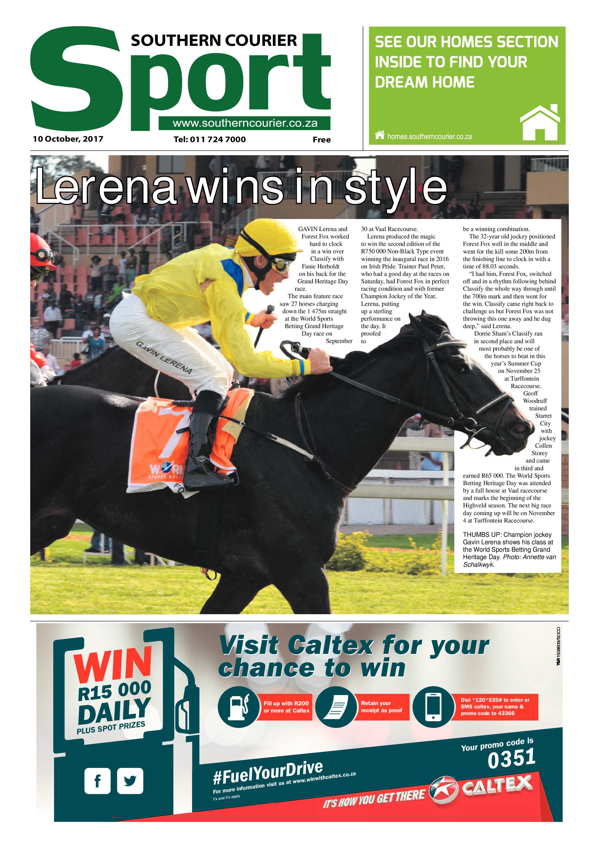 Southern Courier 10 October 2017 page 20