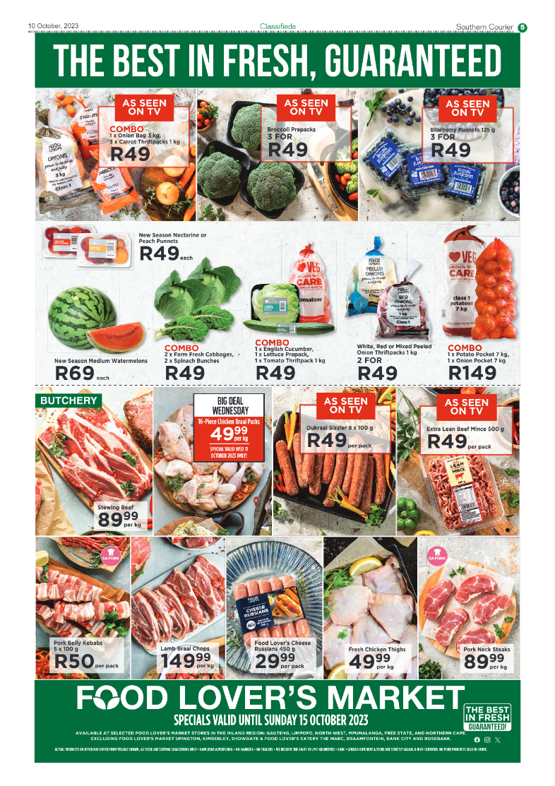 Southern Courier 10 October 2023 page 5