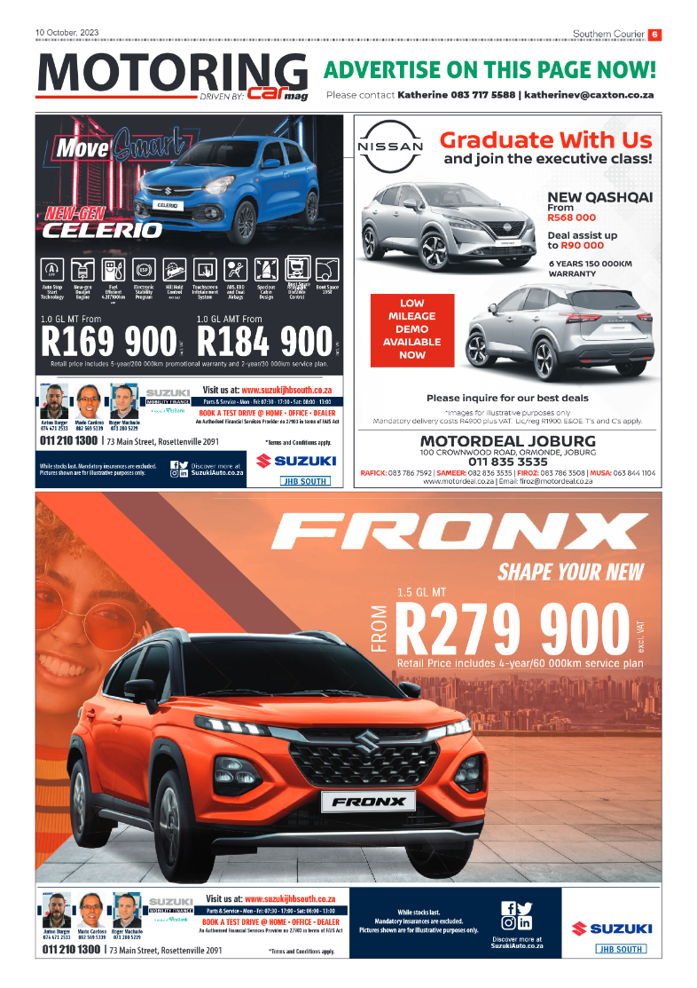 Southern Courier 10 October 2023 page 6