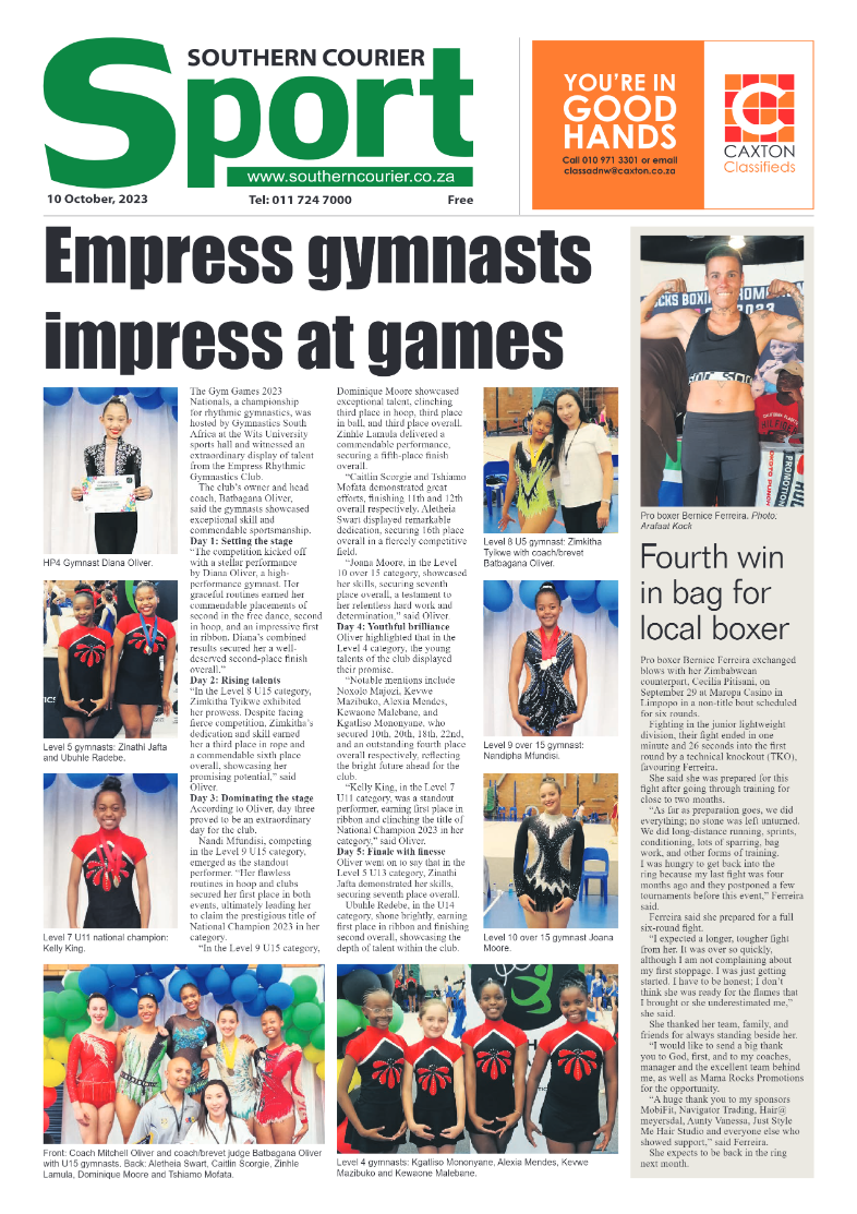 Southern Courier 10 October 2023 page 8