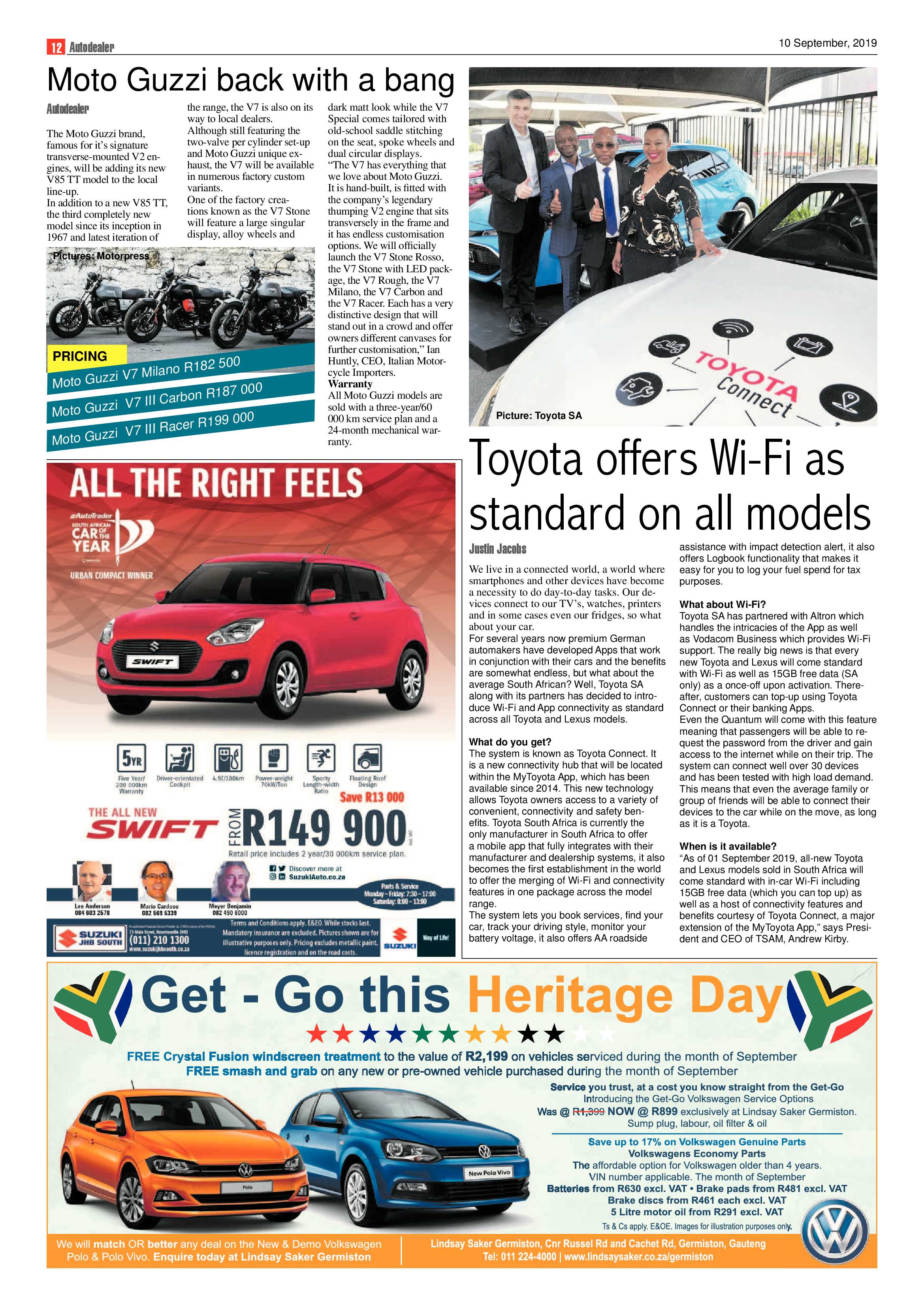 Southern Courier 10 September 2019 page 12