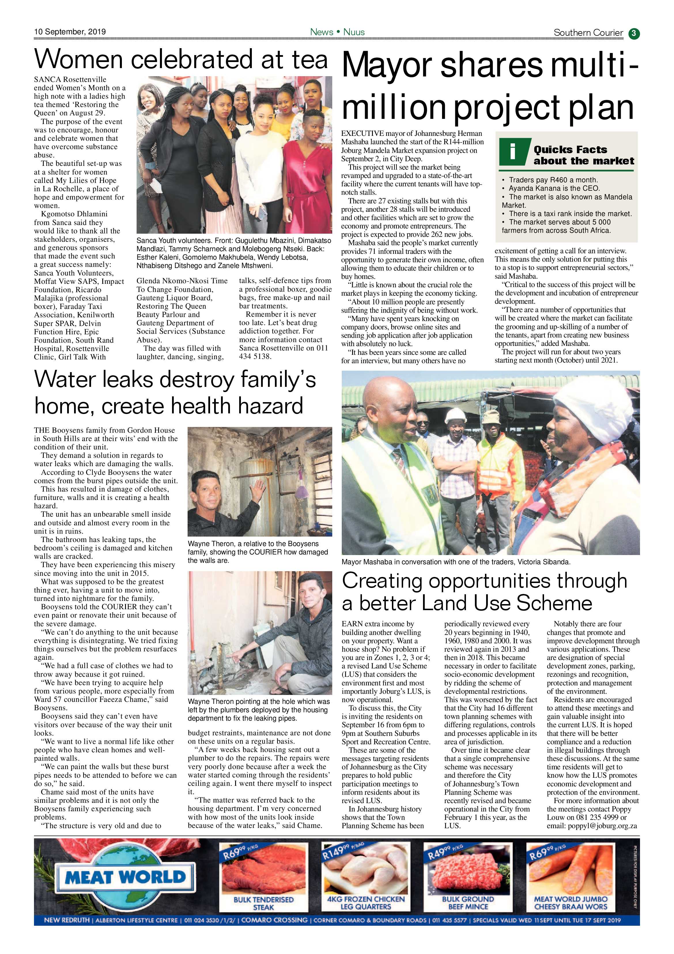 Southern Courier 10 September 2019 page 3