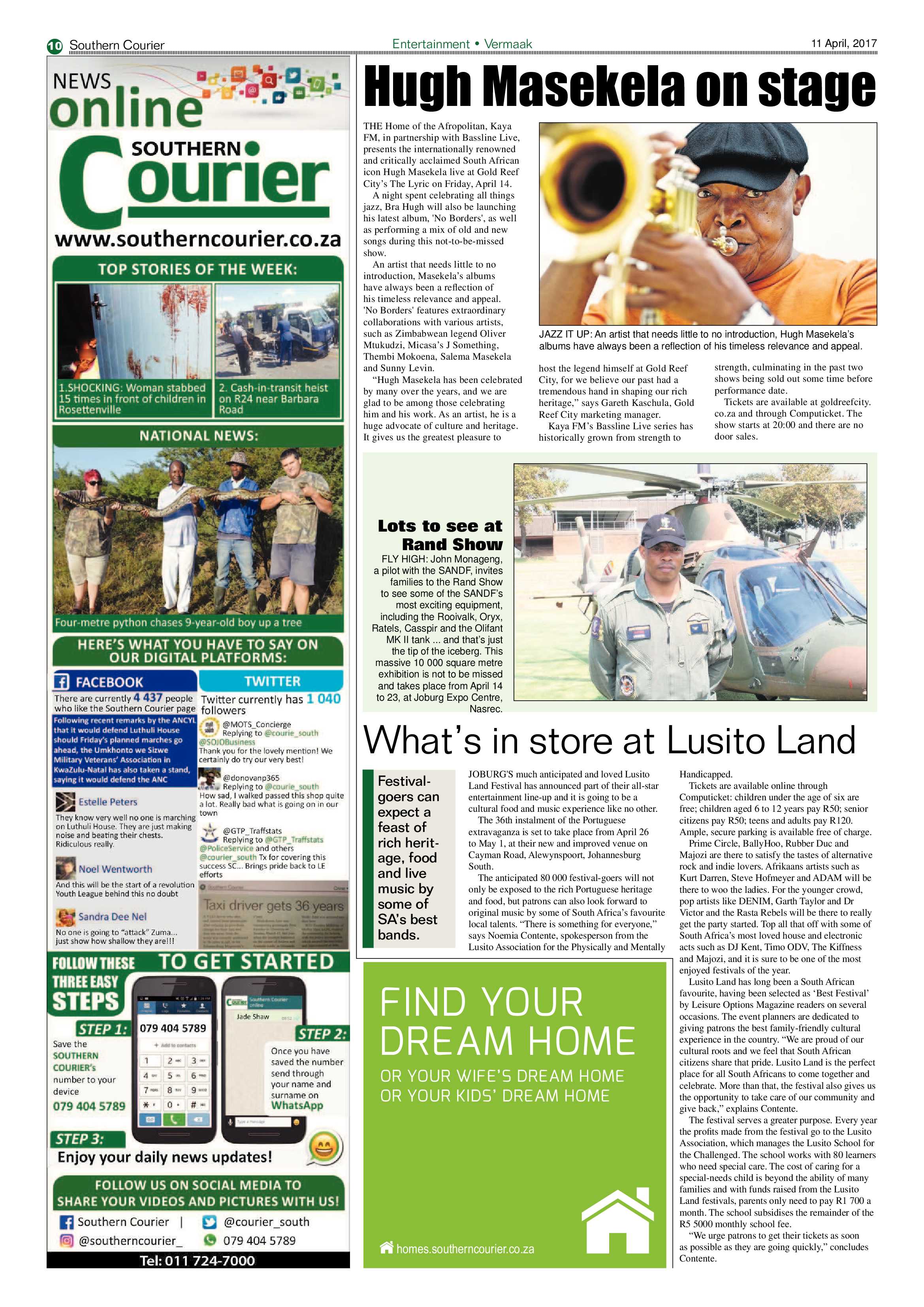 Southern Courier 11 April 2017 page 10