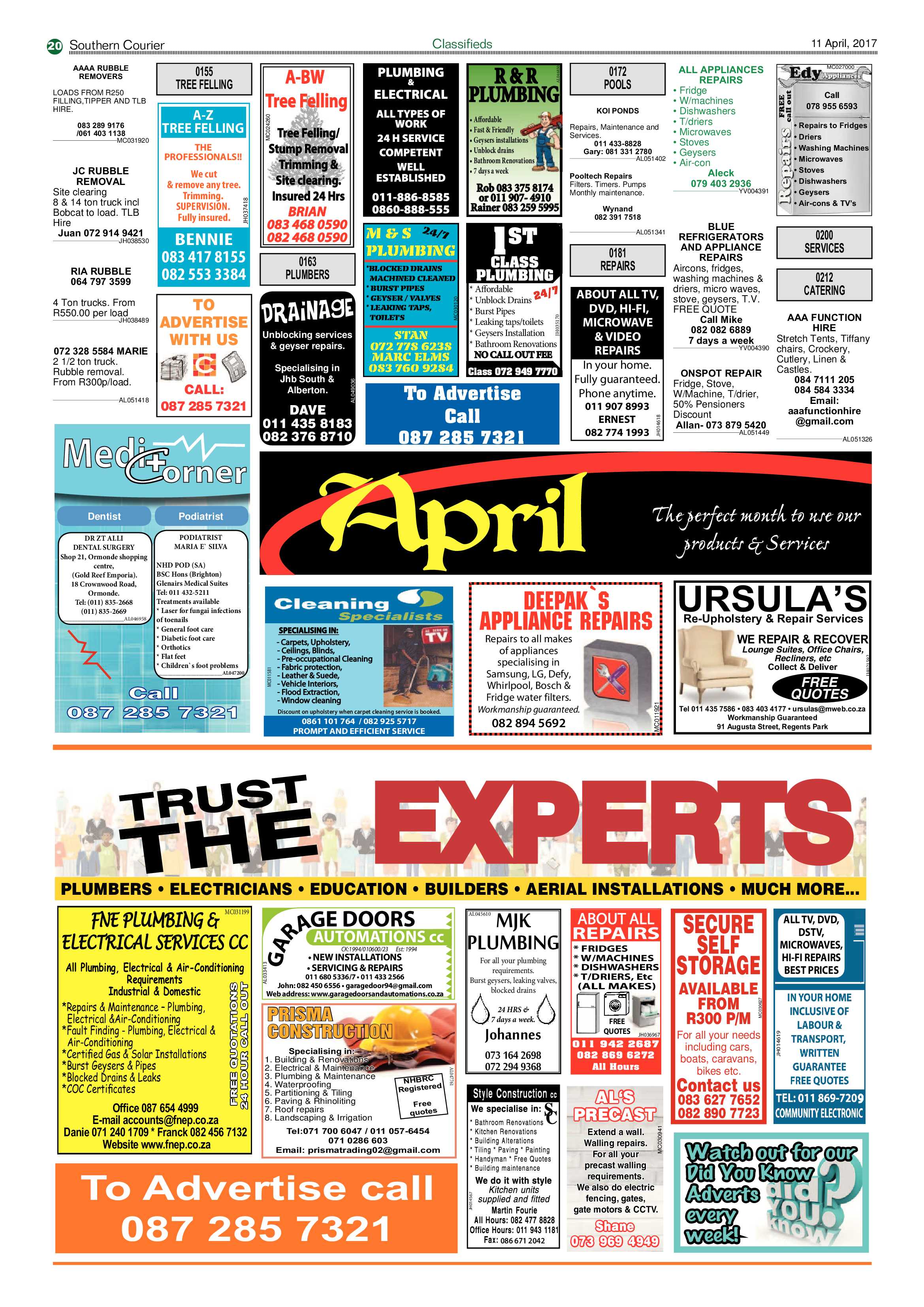 Southern Courier 11 April 2017 page 20