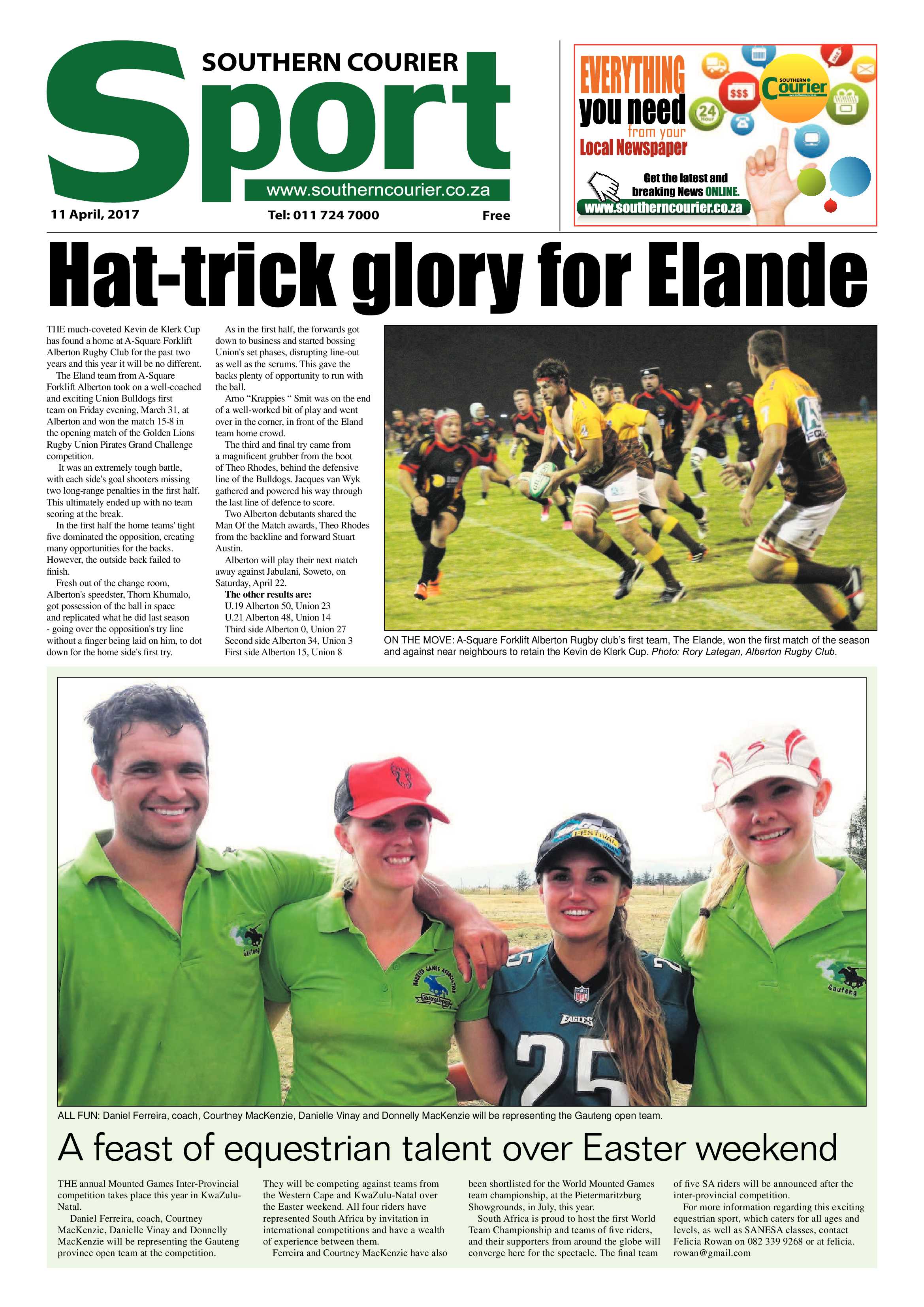 Southern Courier 11 April 2017 page 24