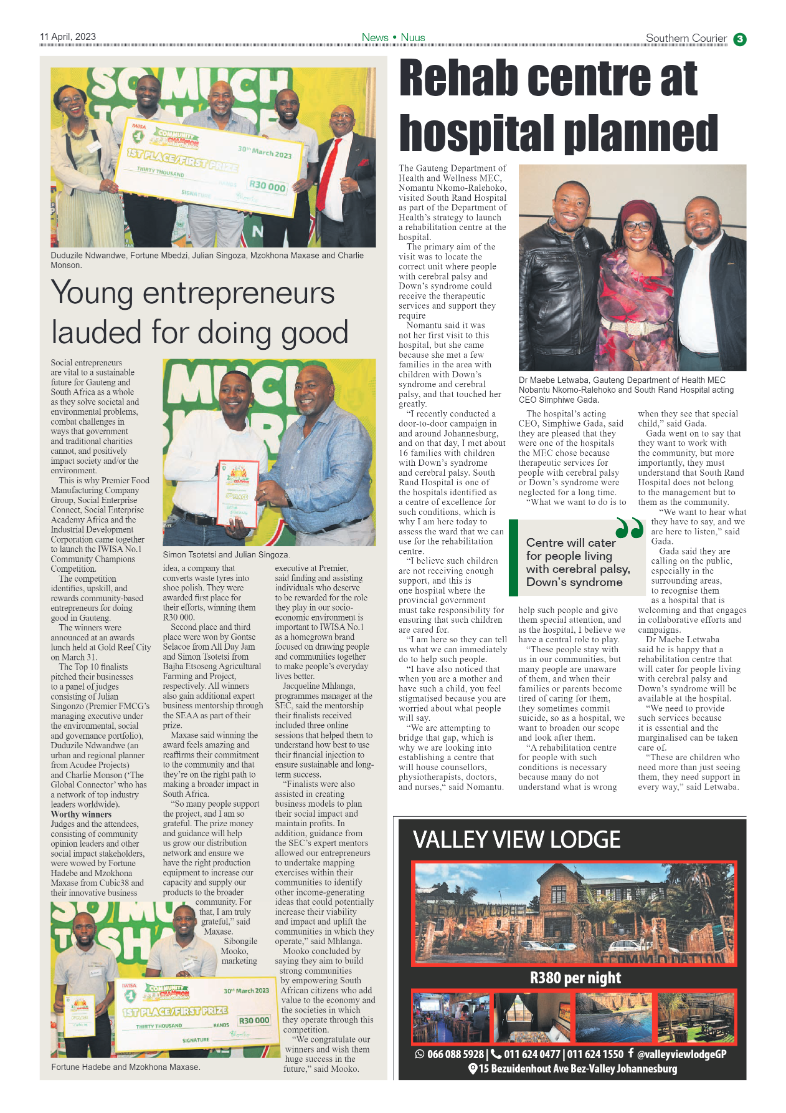 Southern Courier 11 April 2023 page 3