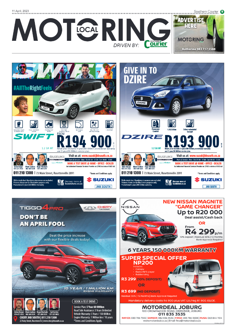 Southern Courier 11 April 2023 page 9