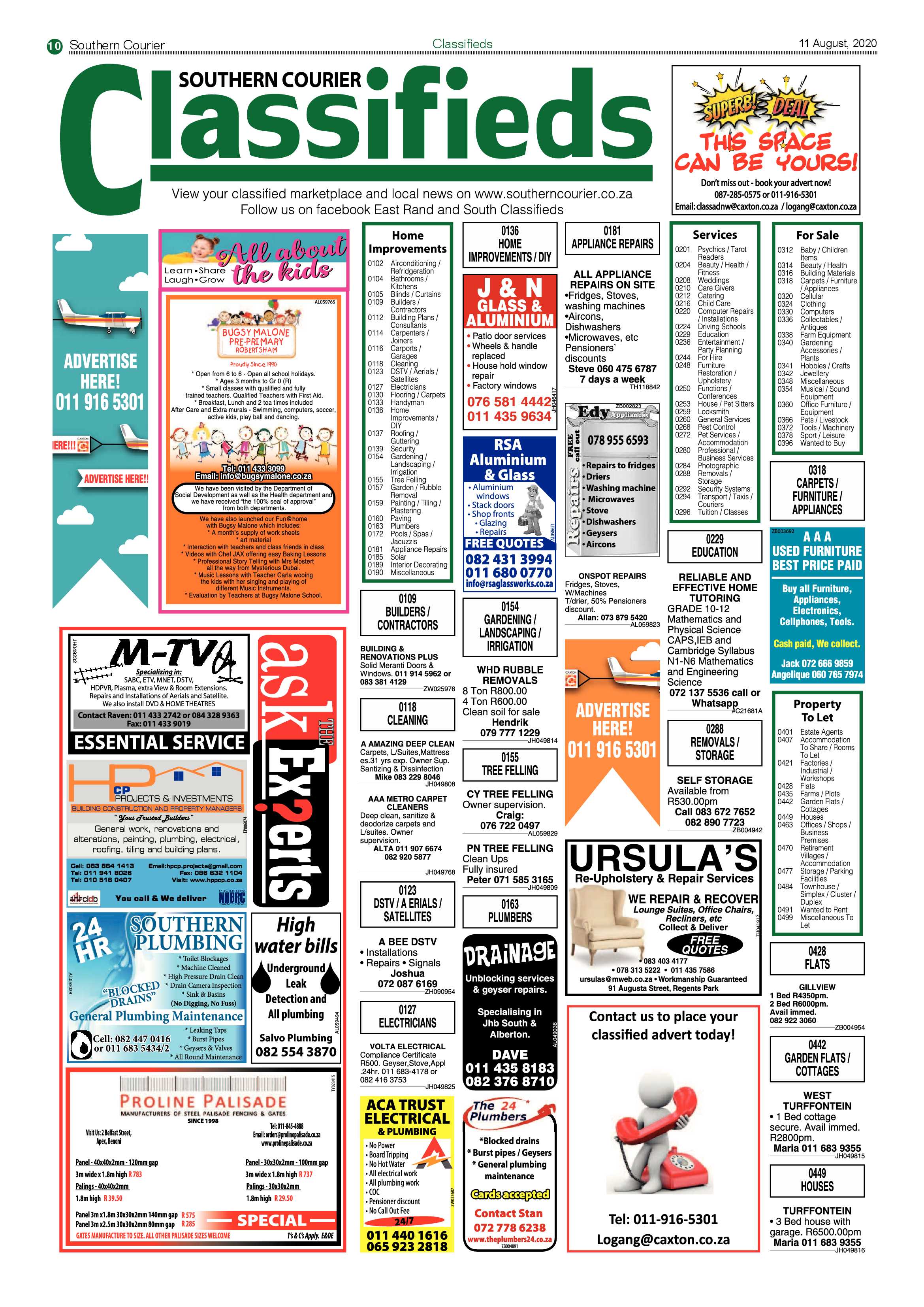 Southern Courier 11 August 2020 page 10