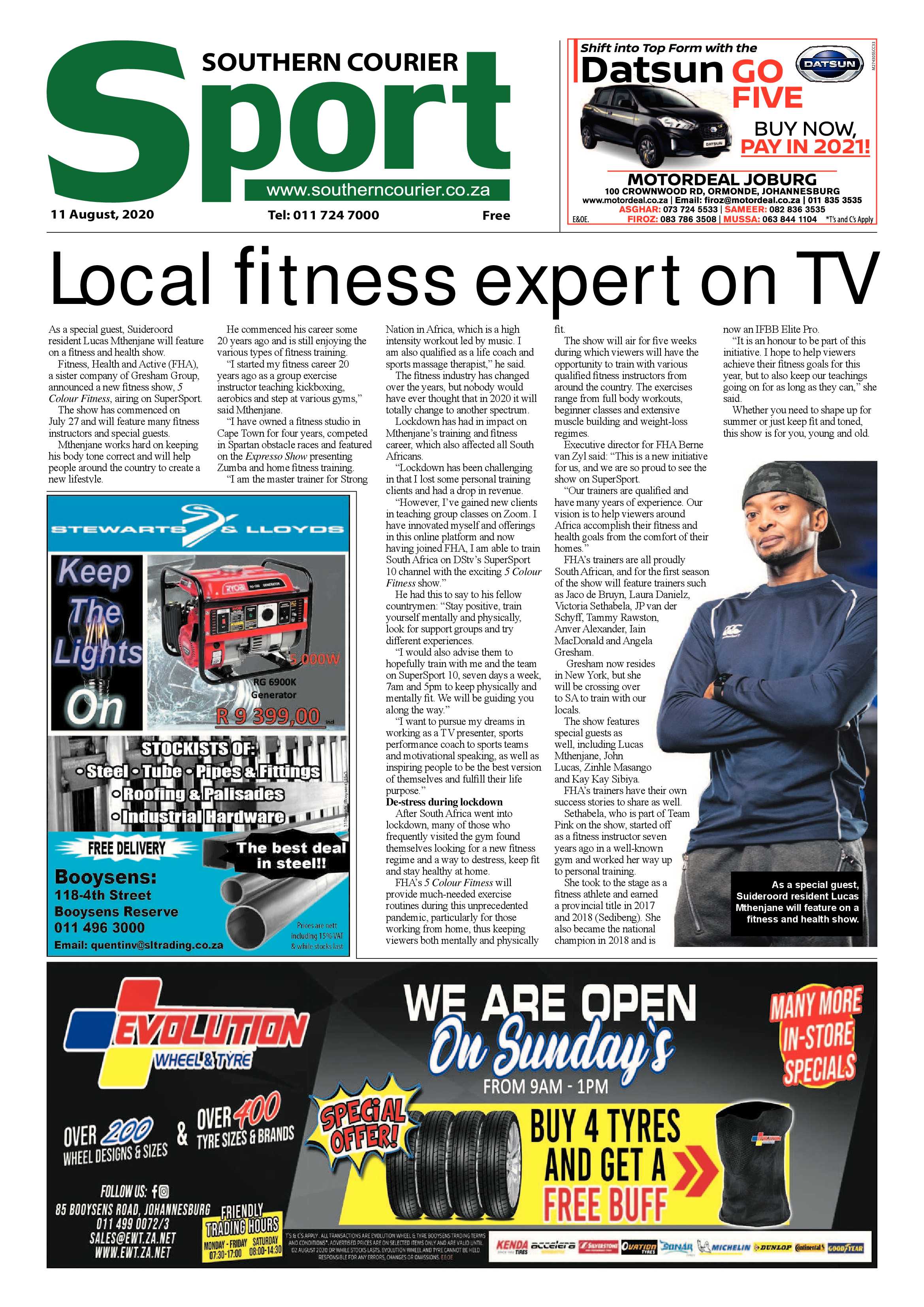 Southern Courier 11 August 2020 page 12