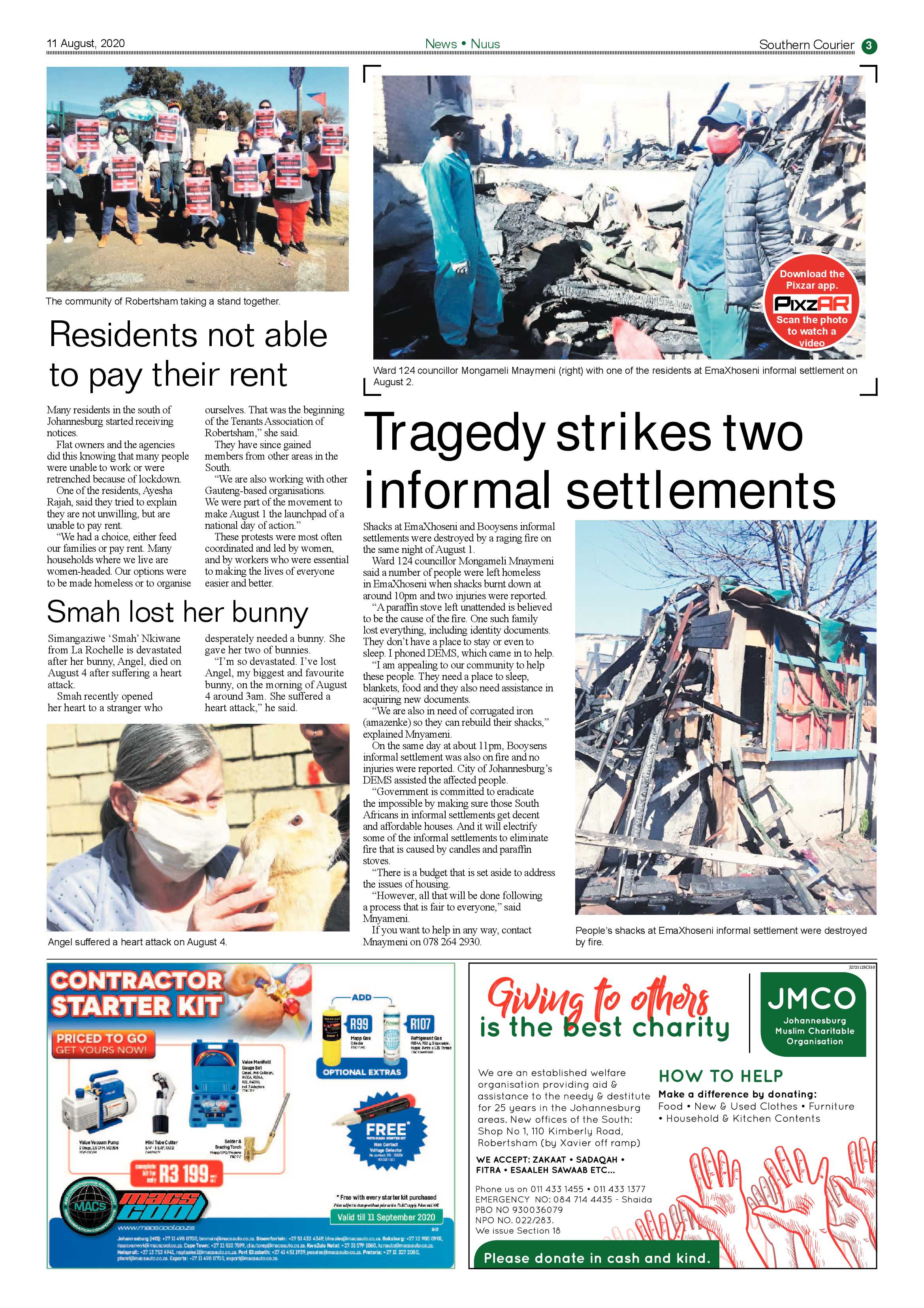 Southern Courier 11 August 2020 page 3
