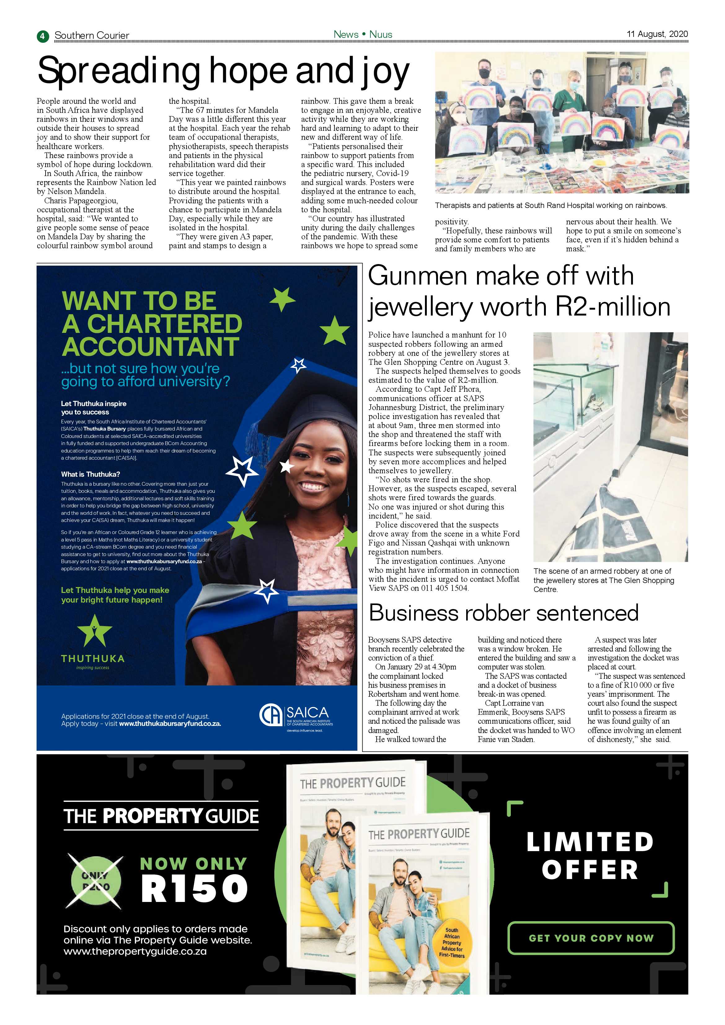 Southern Courier 11 August 2020 page 4