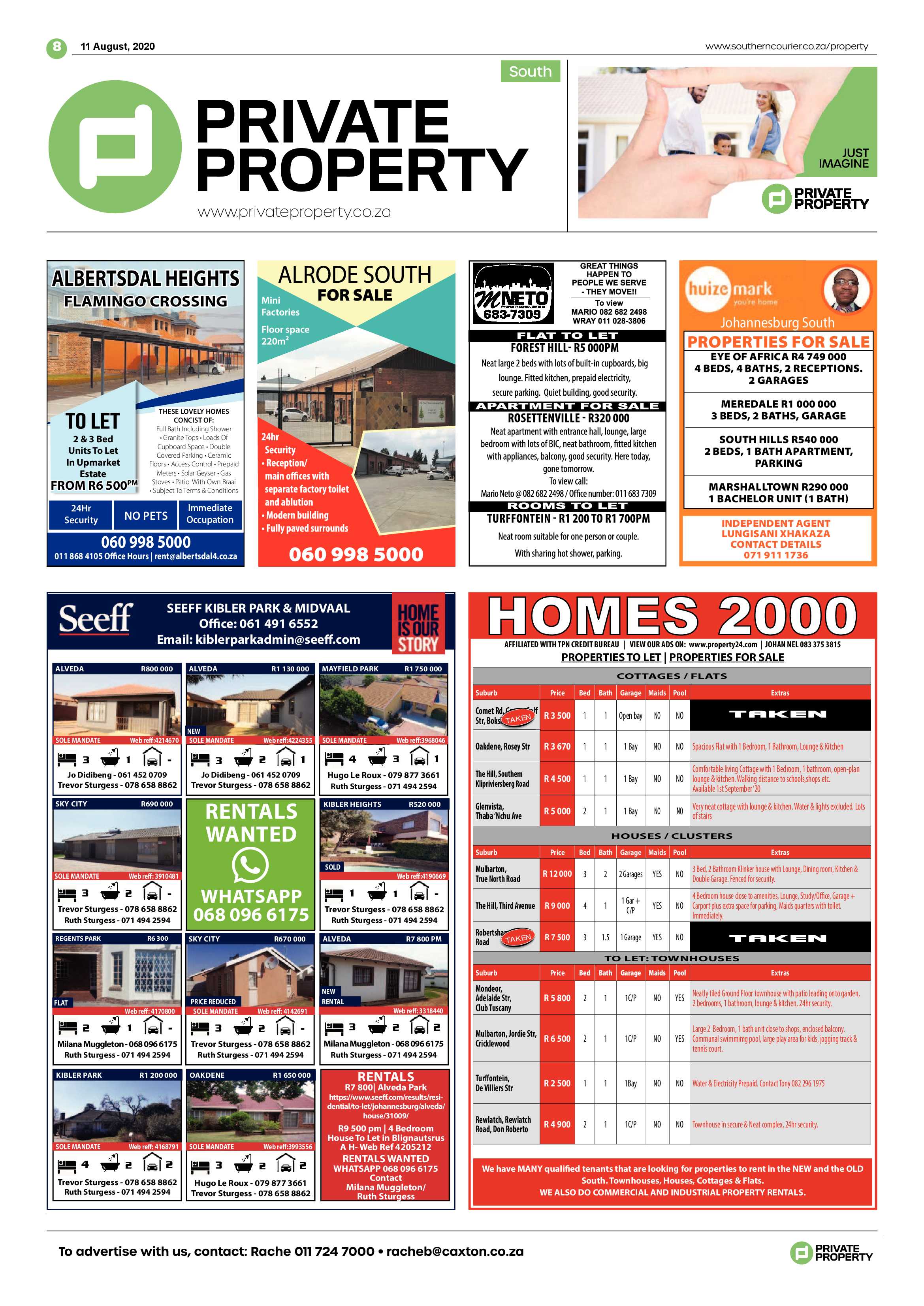 Southern Courier 11 August 2020 page 8