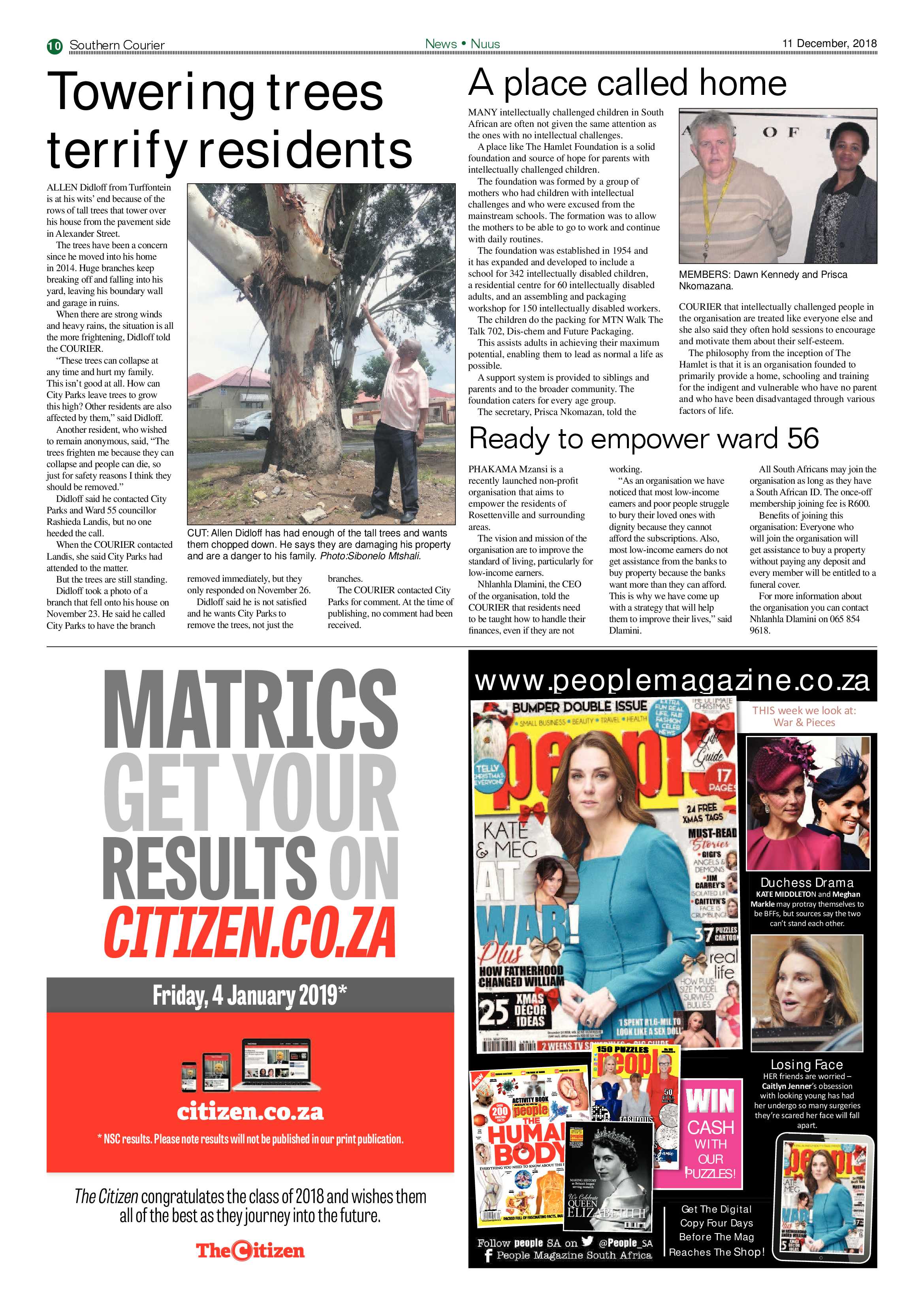 Southern Courier 11 December 2018 page 10