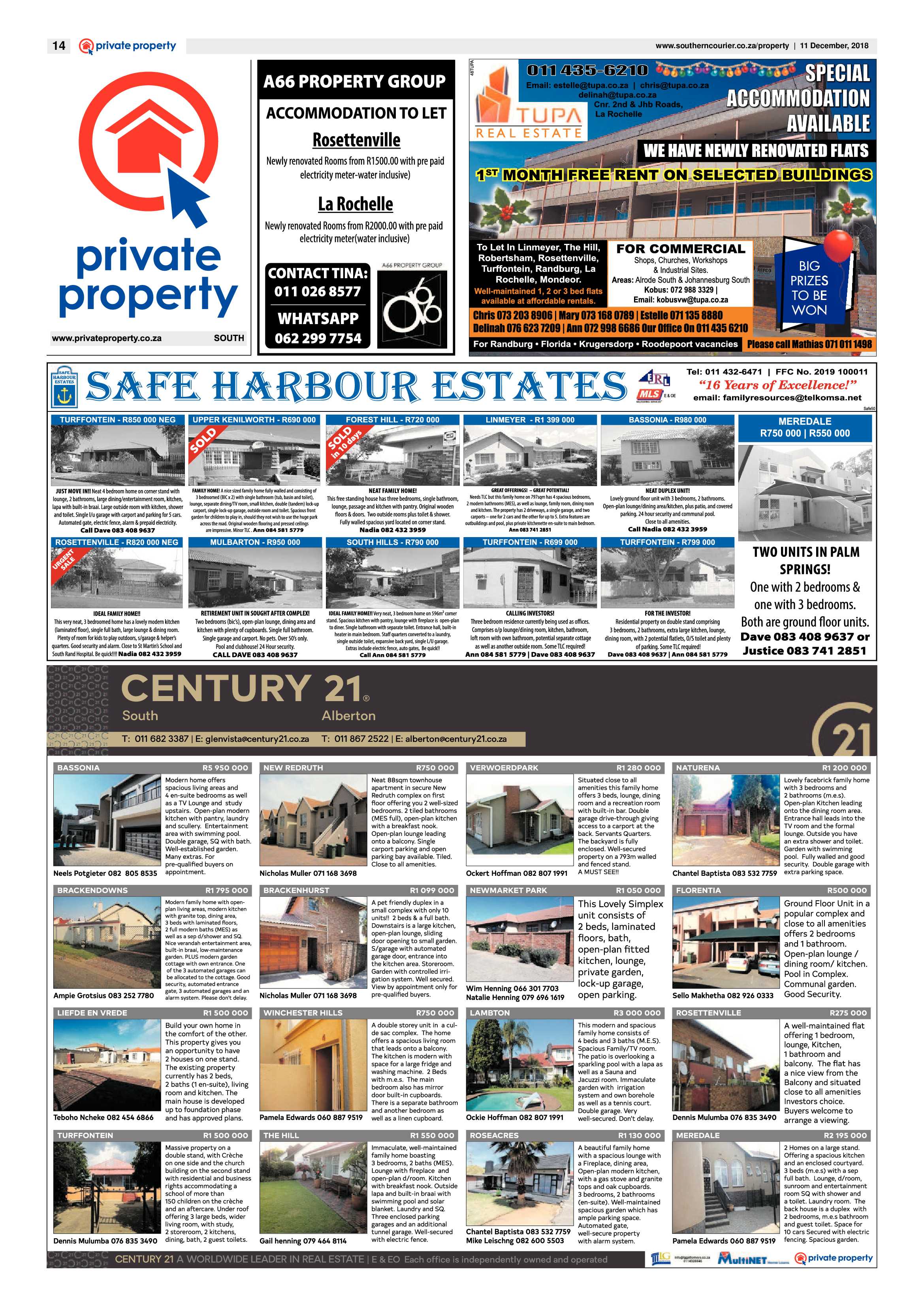 Southern Courier 11 December 2018 page 14
