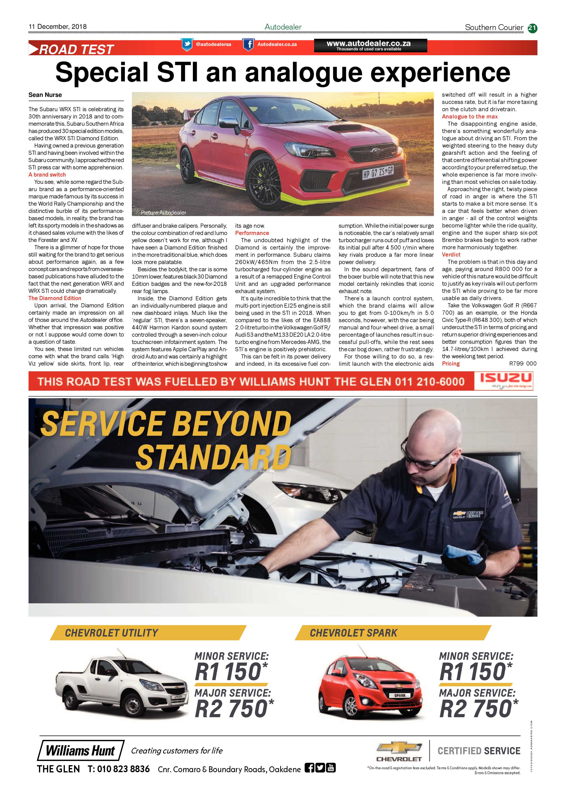 Southern Courier 11 December 2018 page 21