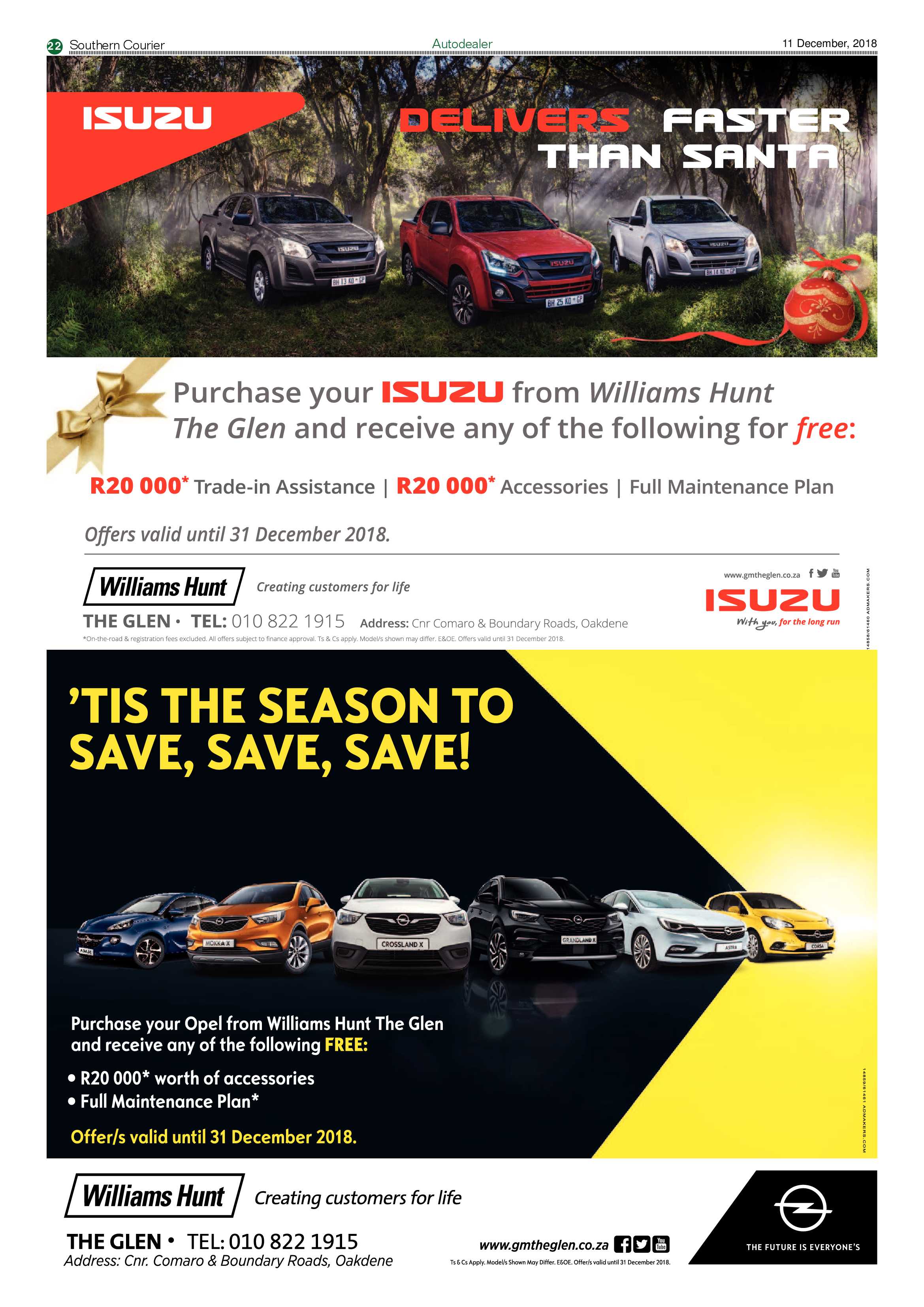 Southern Courier 11 December 2018 page 22