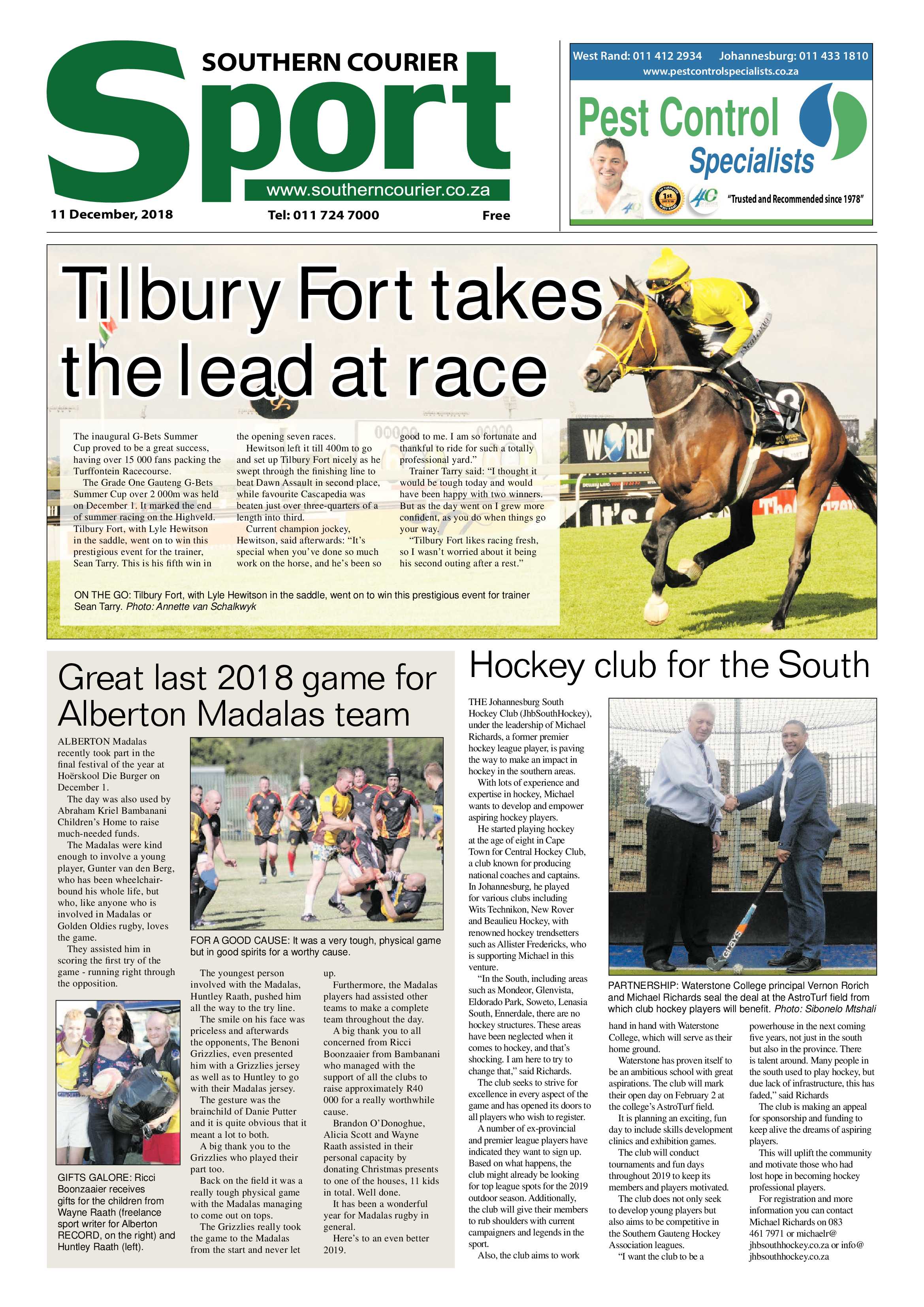 Southern Courier 11 December 2018 page 28