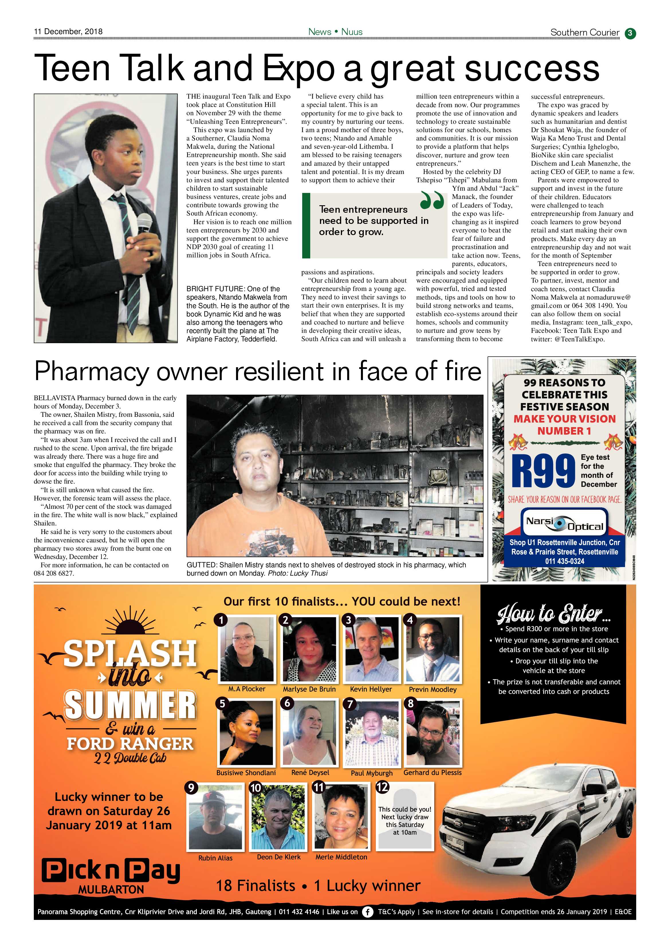 Southern Courier 11 December 2018 page 3